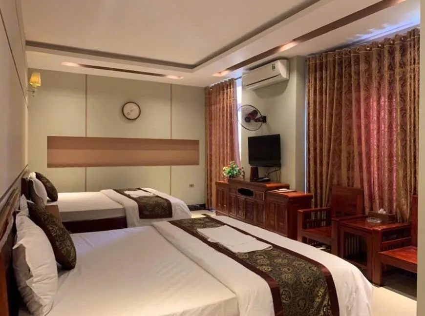 Bed in Khách Sạn Hoàng Gia 2 Lào Cai