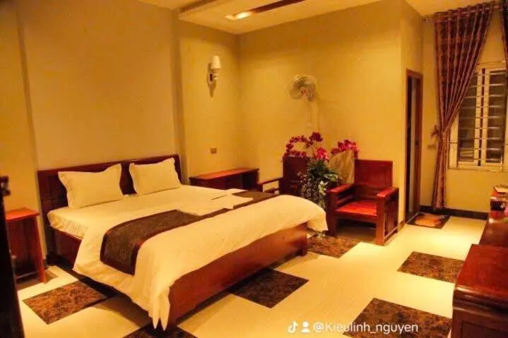 Bed in Khách Sạn Hoàng Gia 2 Lào Cai