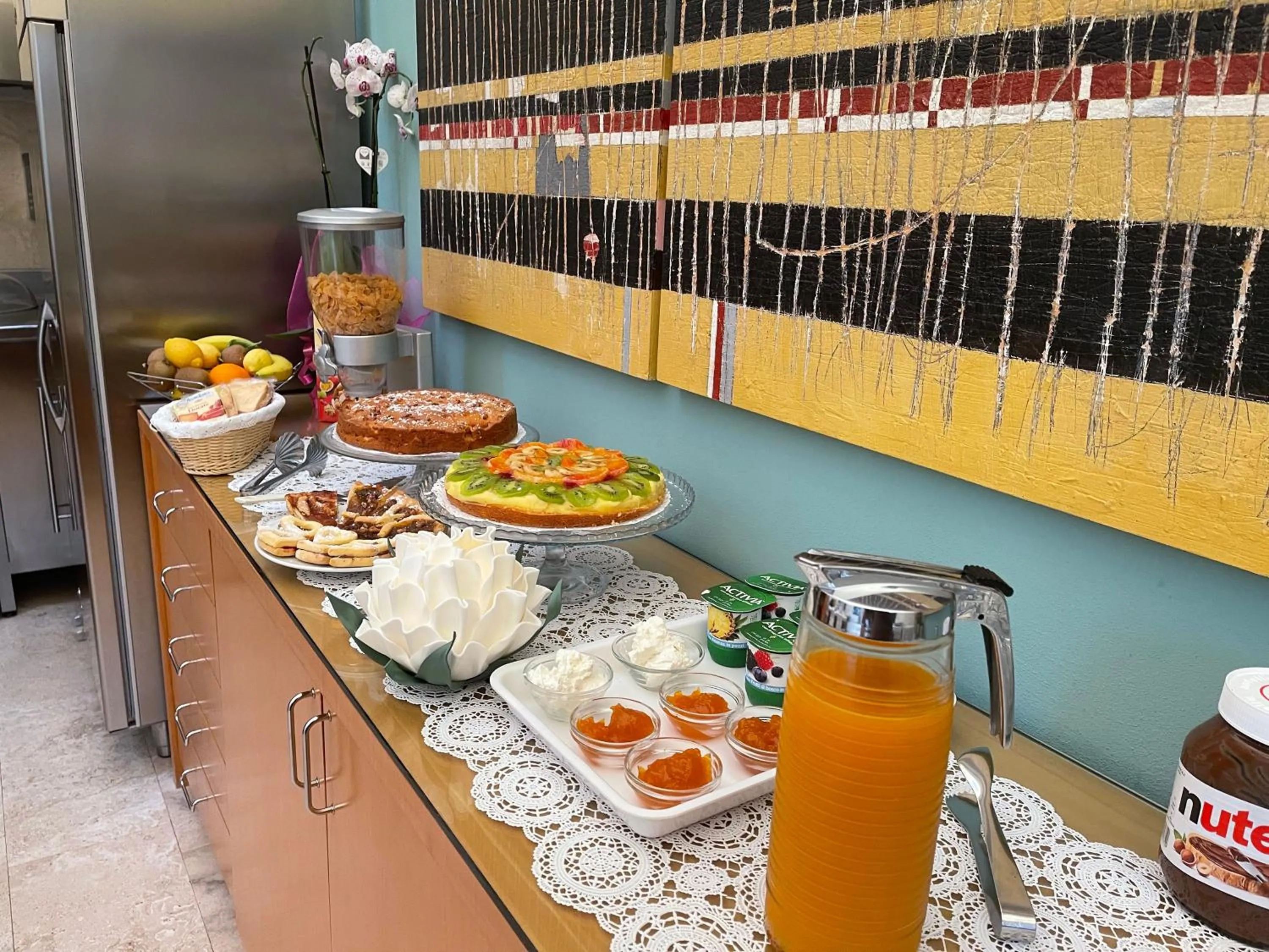 Food and drinks in Hotel Poggio Bertino