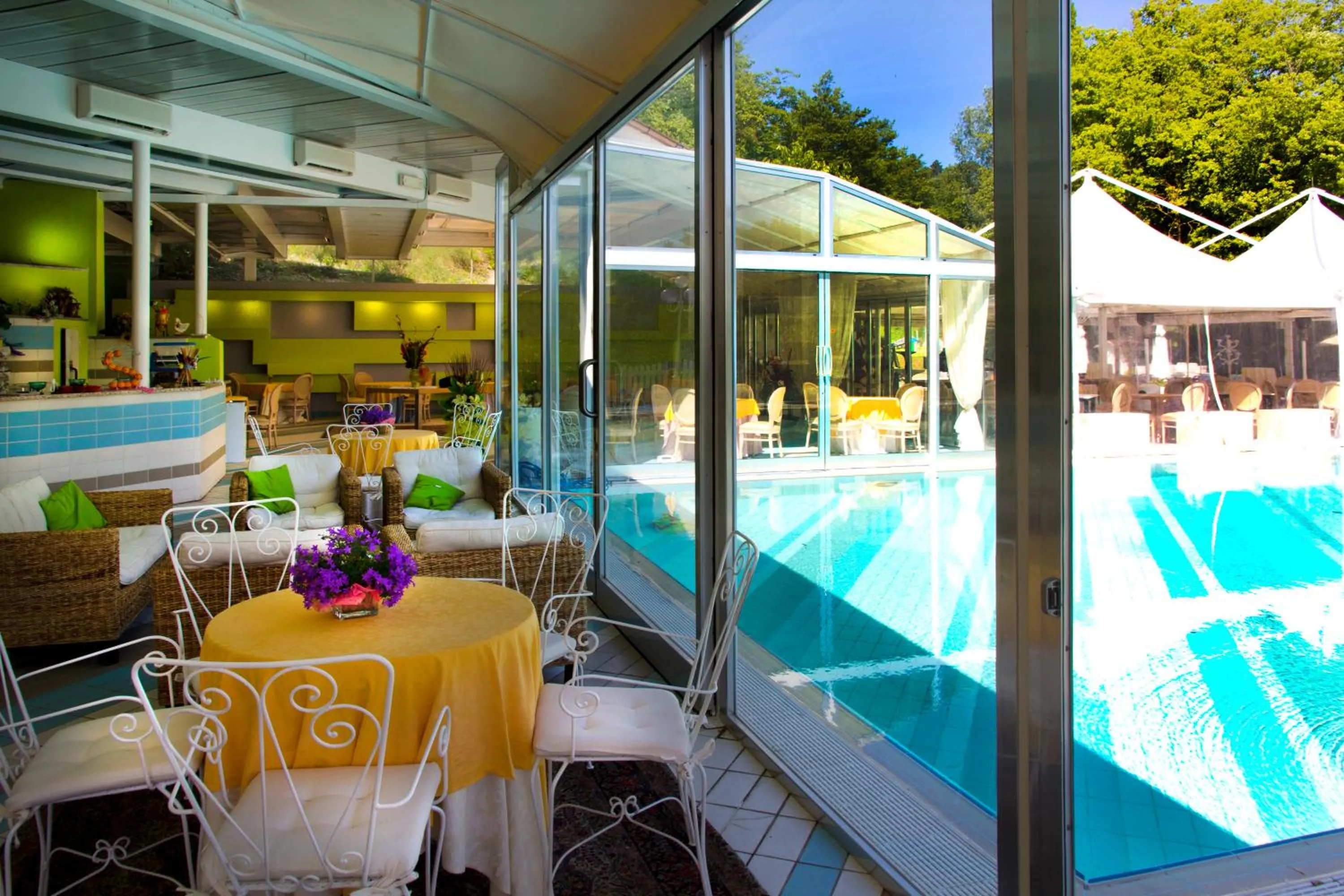 Swimming pool in Hotel Posta