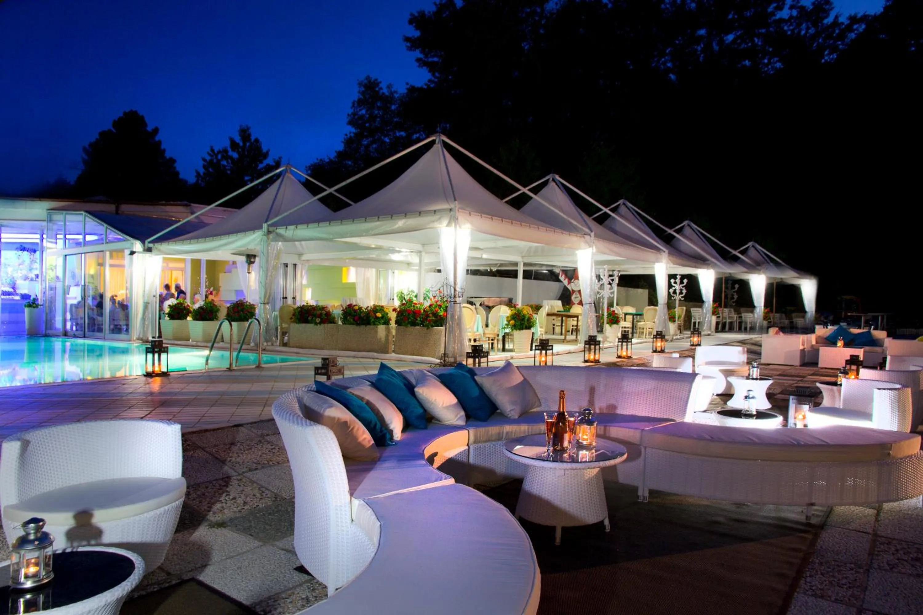 Swimming pool in Hotel Posta
