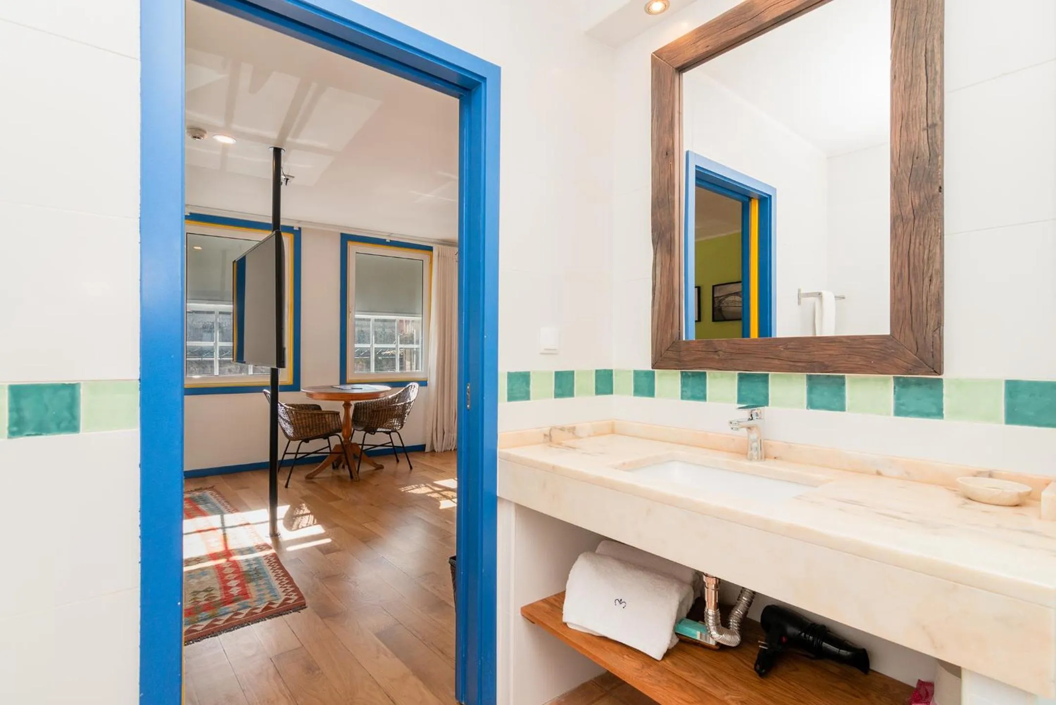 Bathroom in Miragaia House