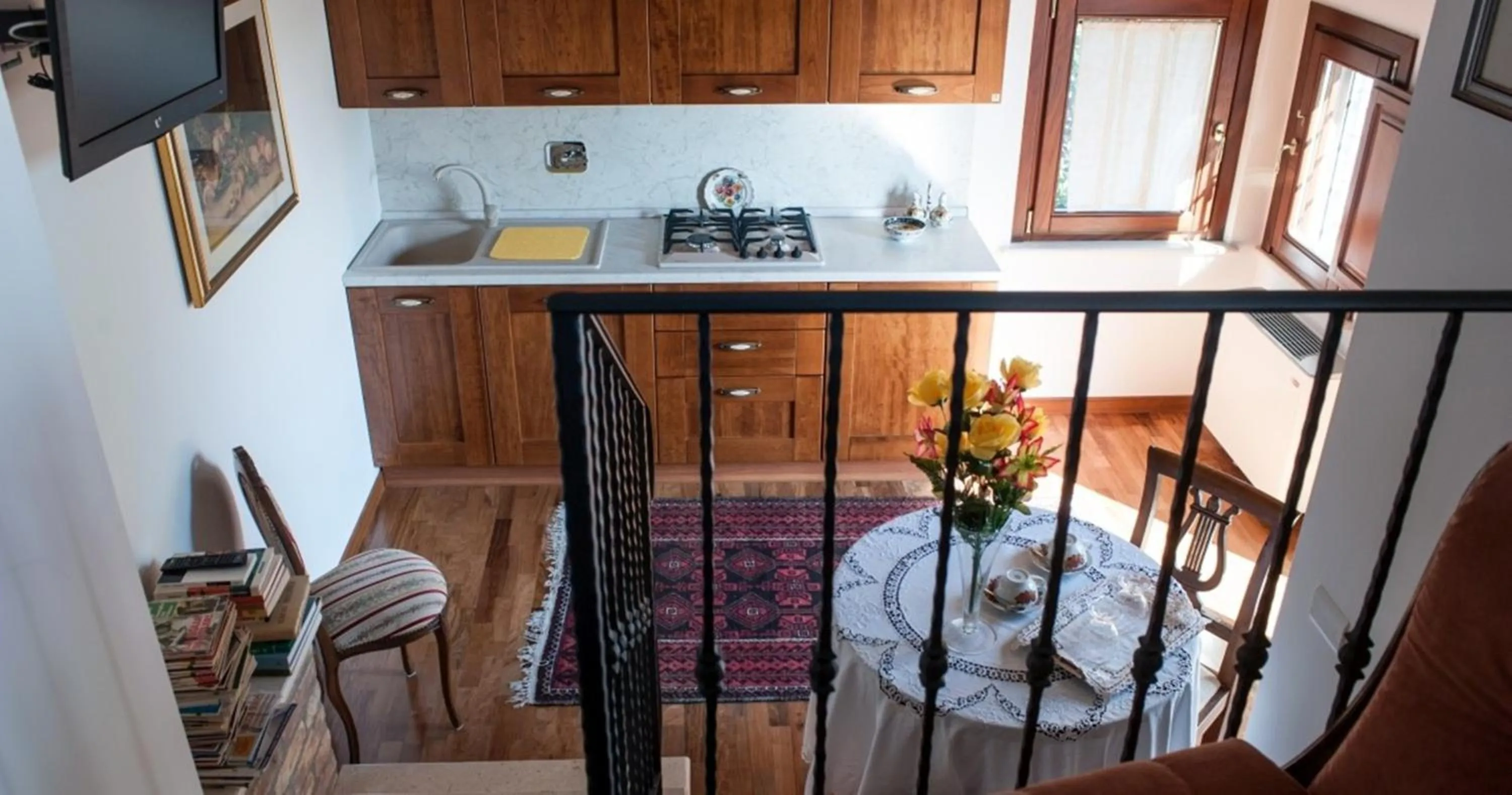 Kitchen or kitchenette in Villa Anna Savini Casa Vacanze