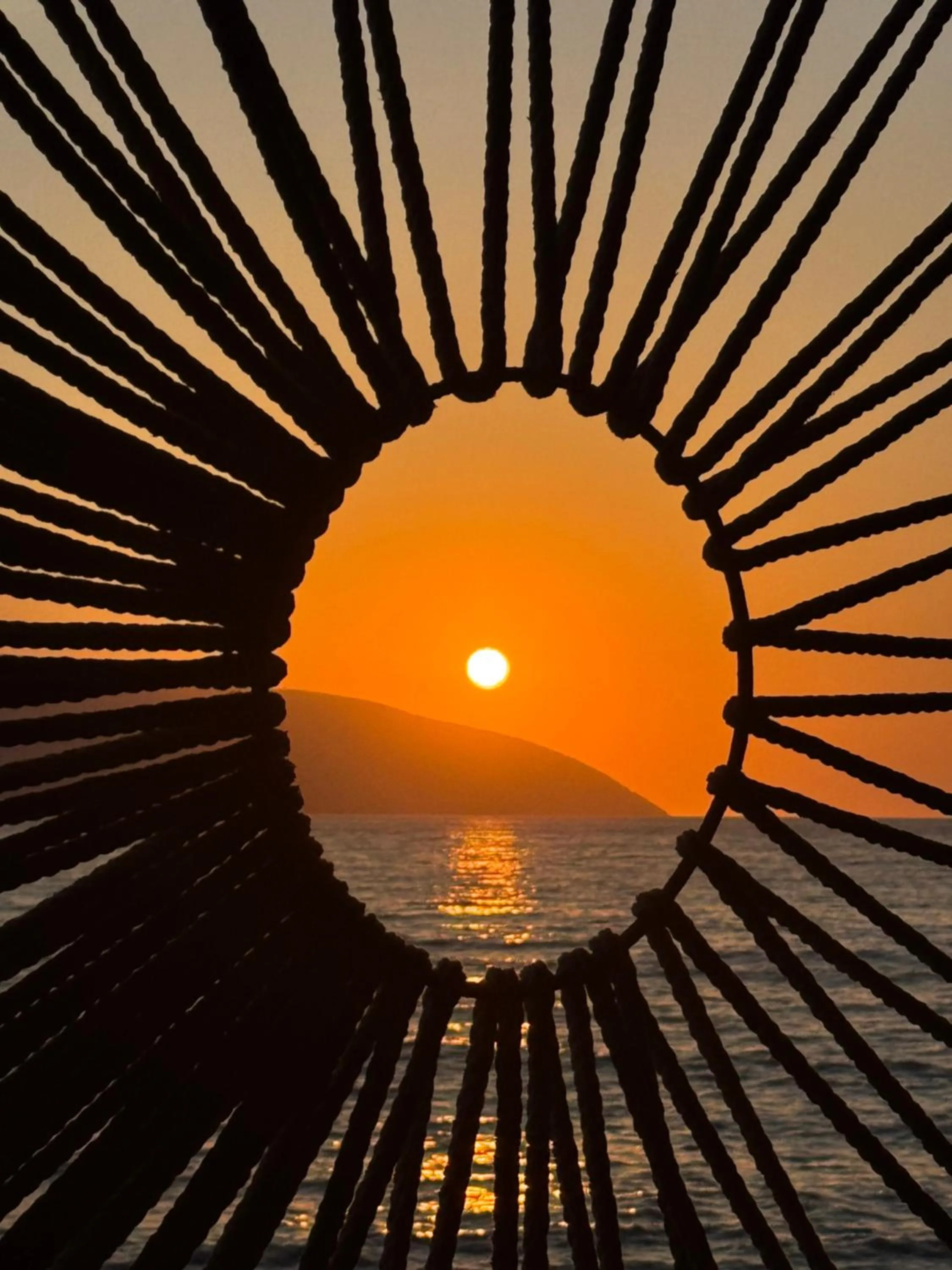 Sunset in Hotel Zhironi