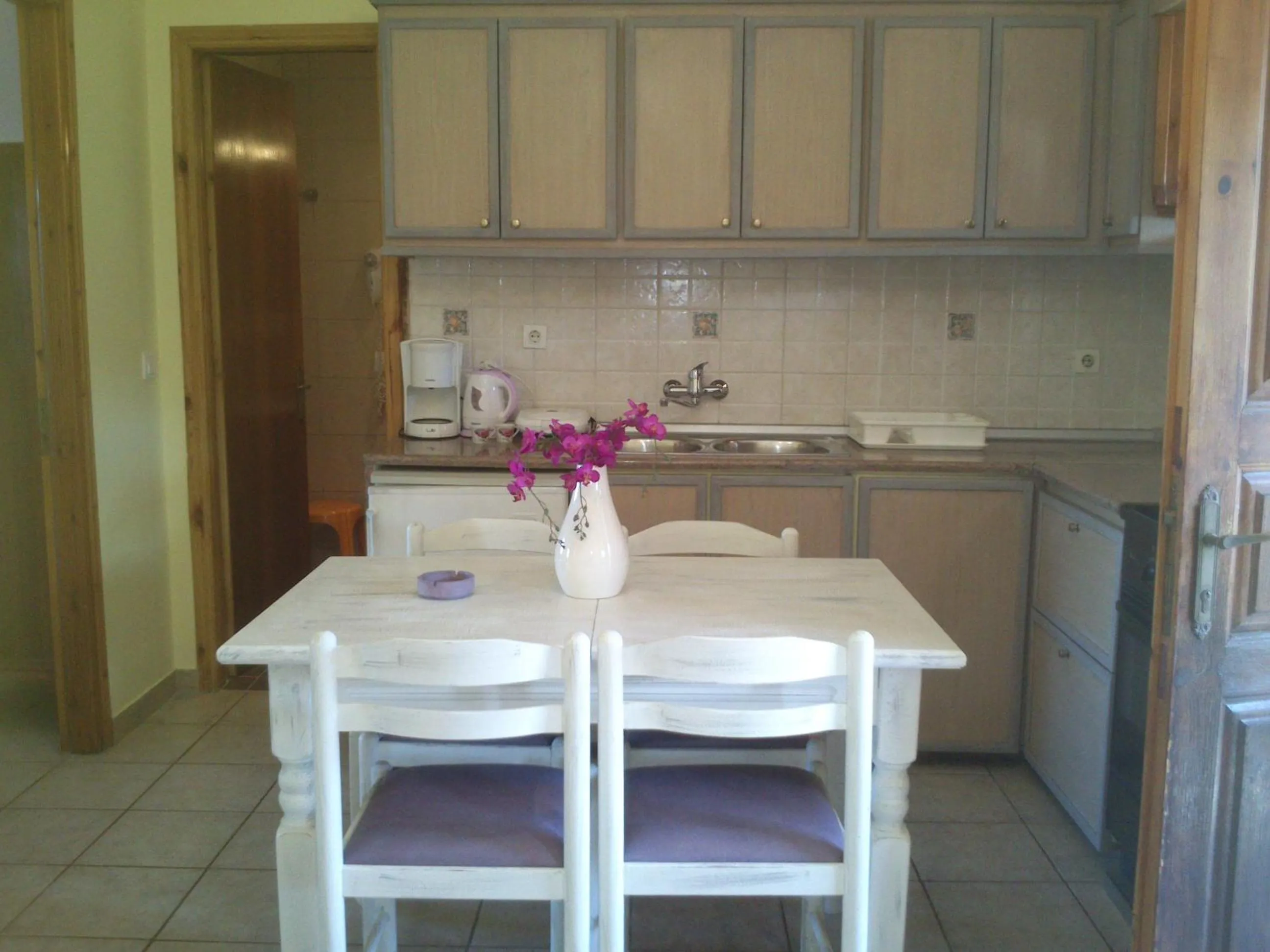 Kitchen or kitchenette in Olga's Garden Apartments