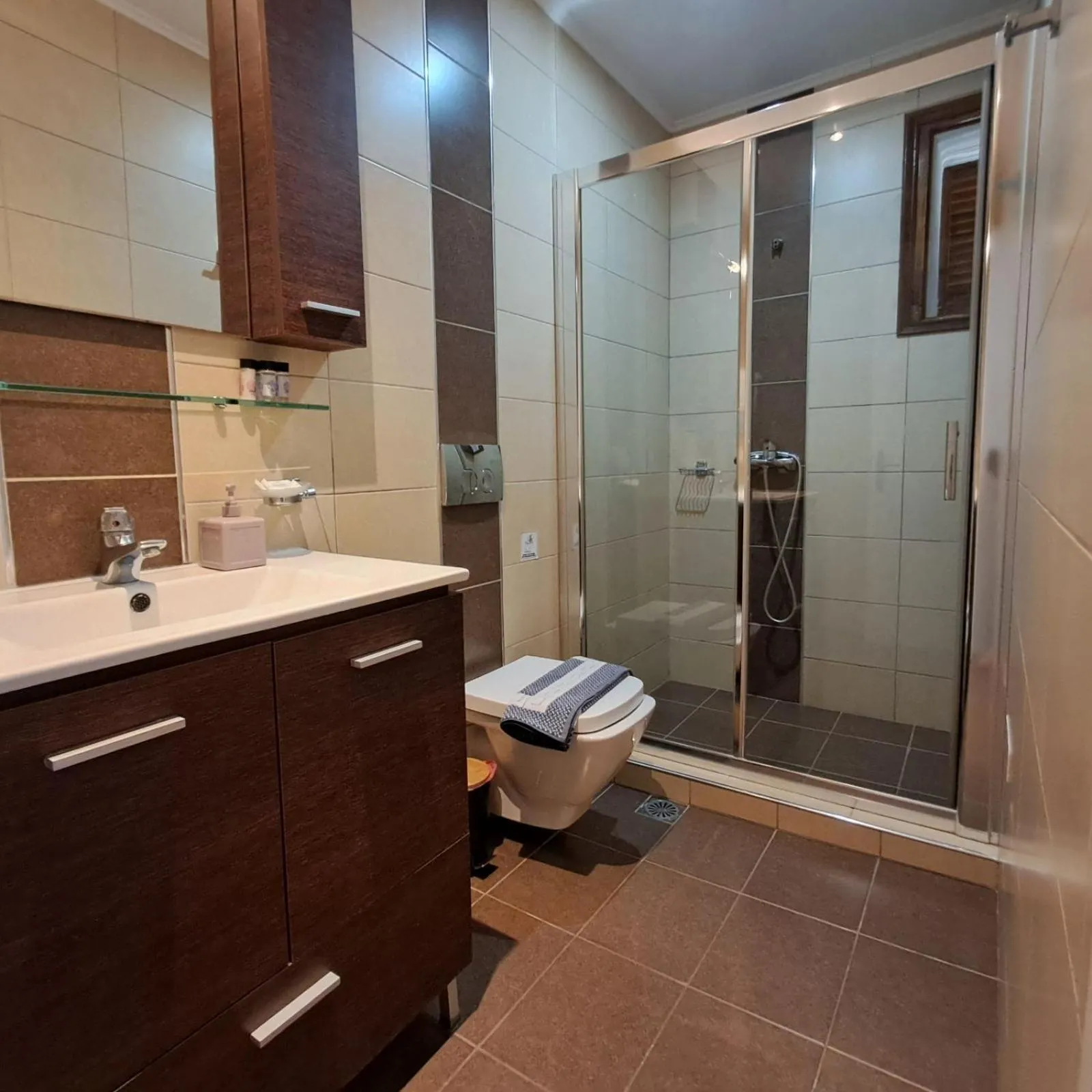 Bathroom in Olga's Garden Apartments