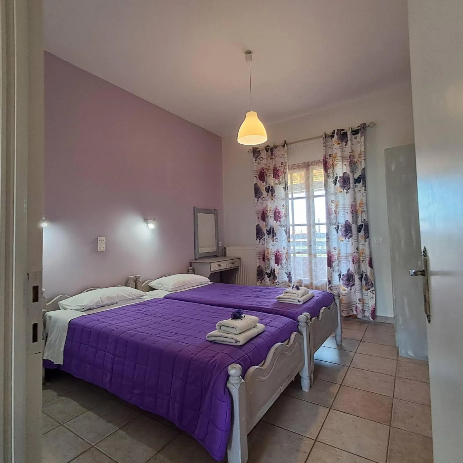 Bedroom, Bed in Olga's Garden Apartments