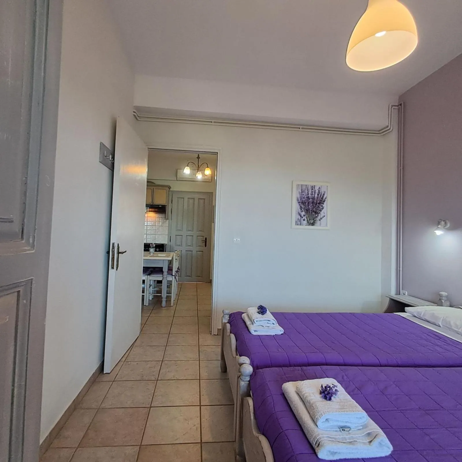 Bedroom, Bed in Olga's Garden Apartments