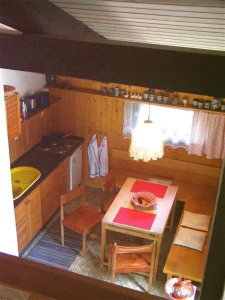 Kitchen or kitchenette in Ferienhaus Hajek