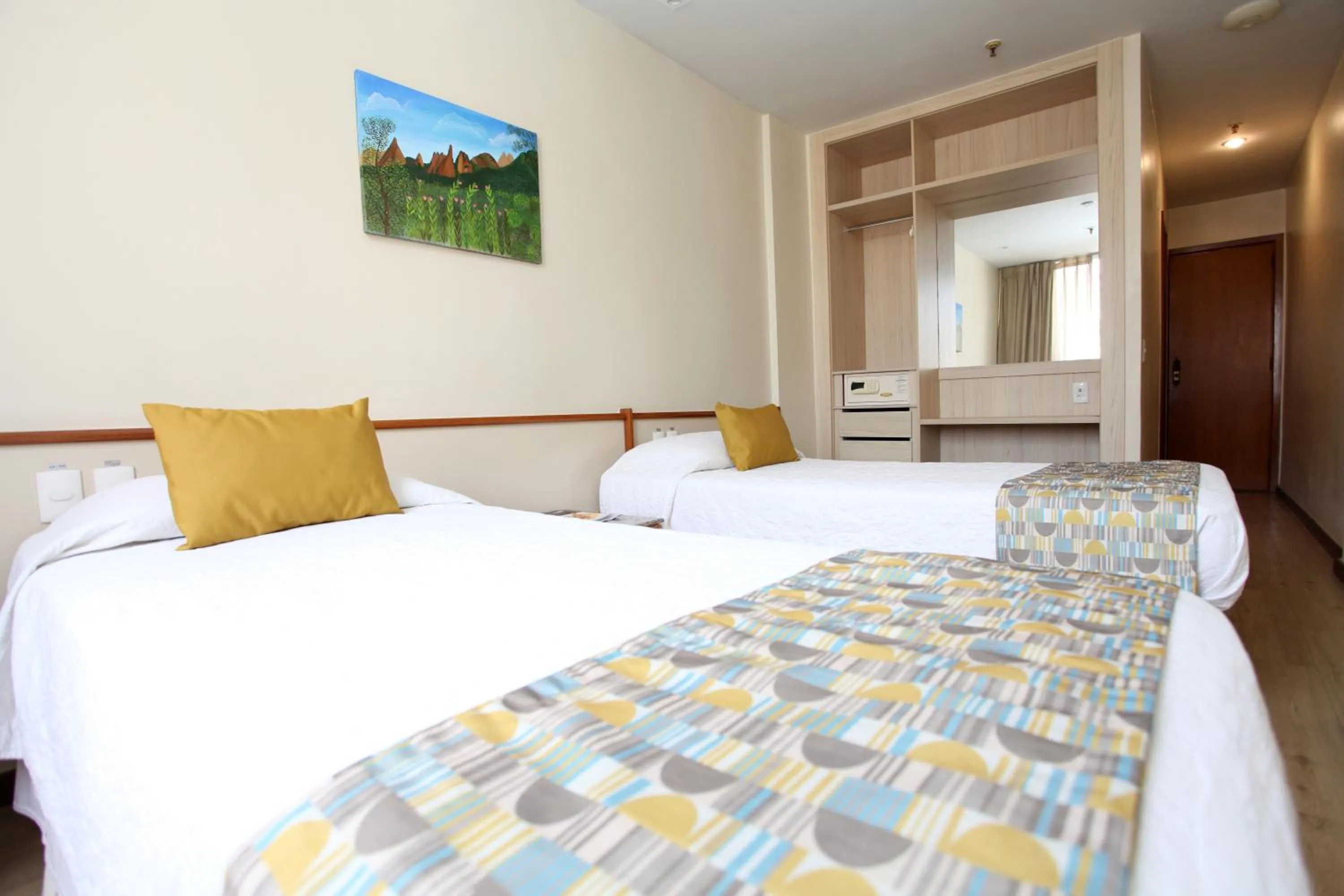 Bed in Mengo Palace Hotel