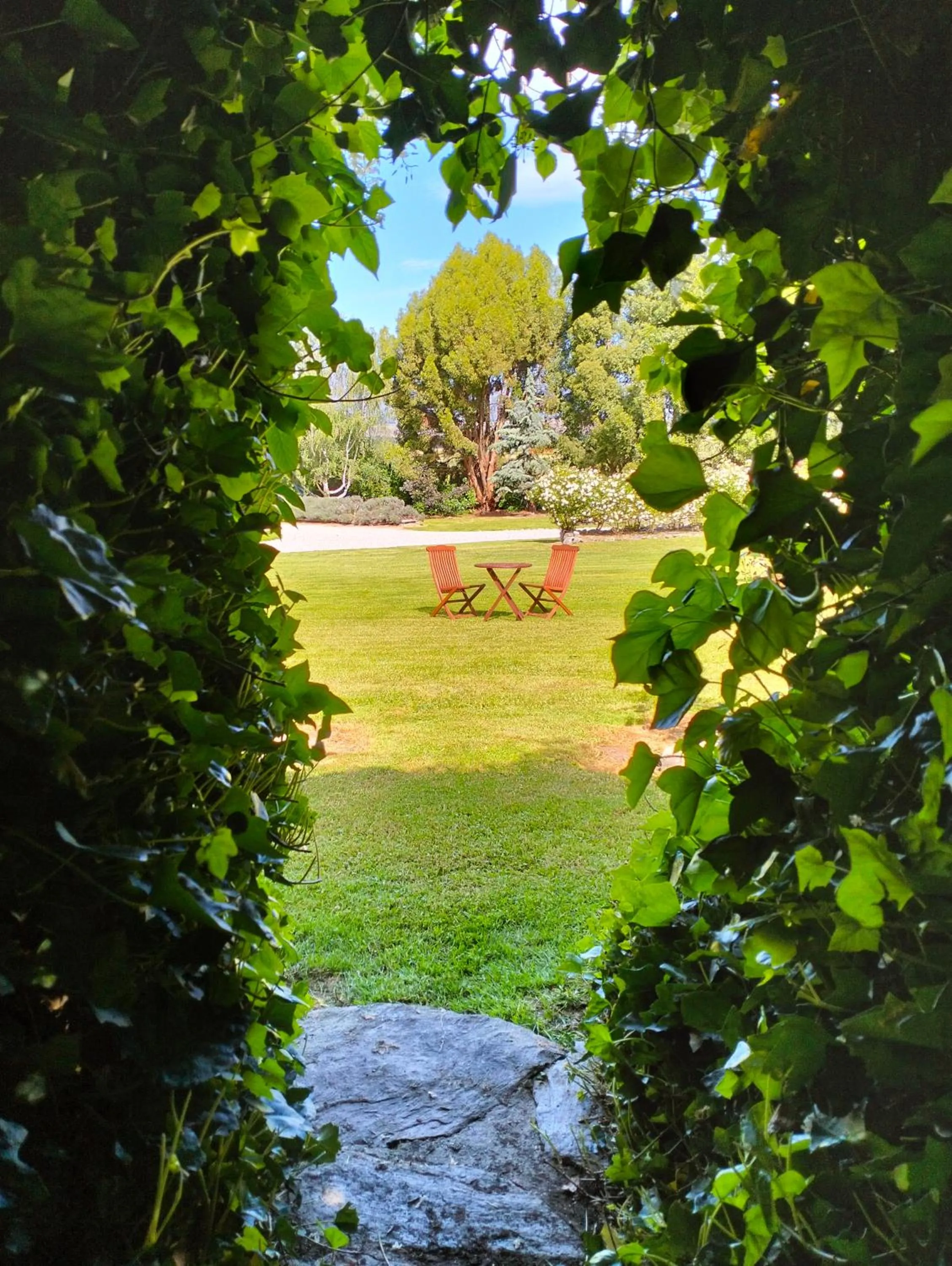 Garden view in Queensberry Inn