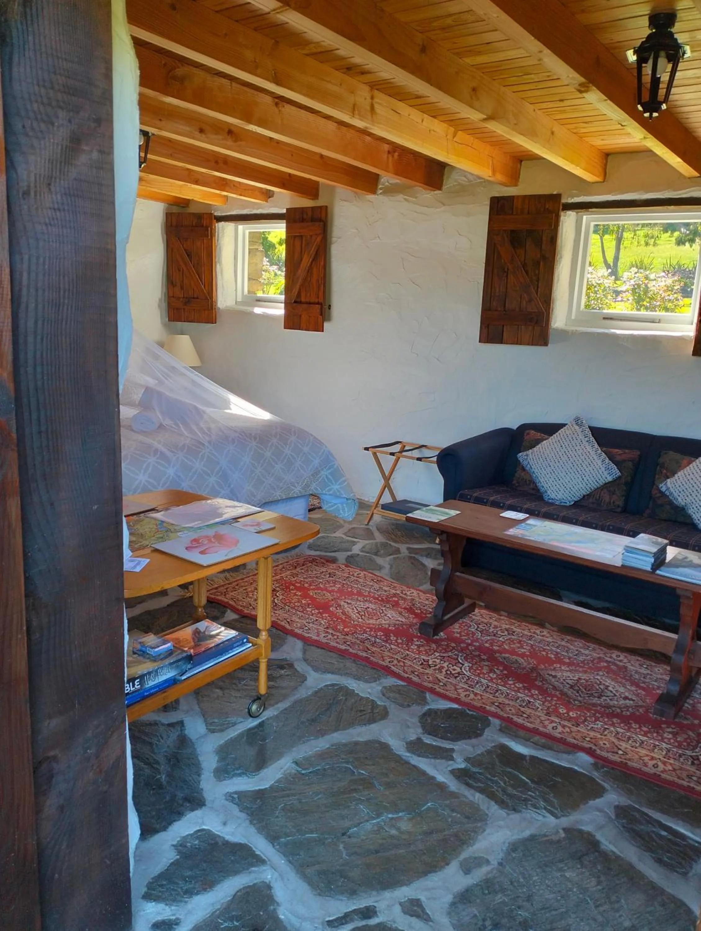 Seating area in Queensberry Inn