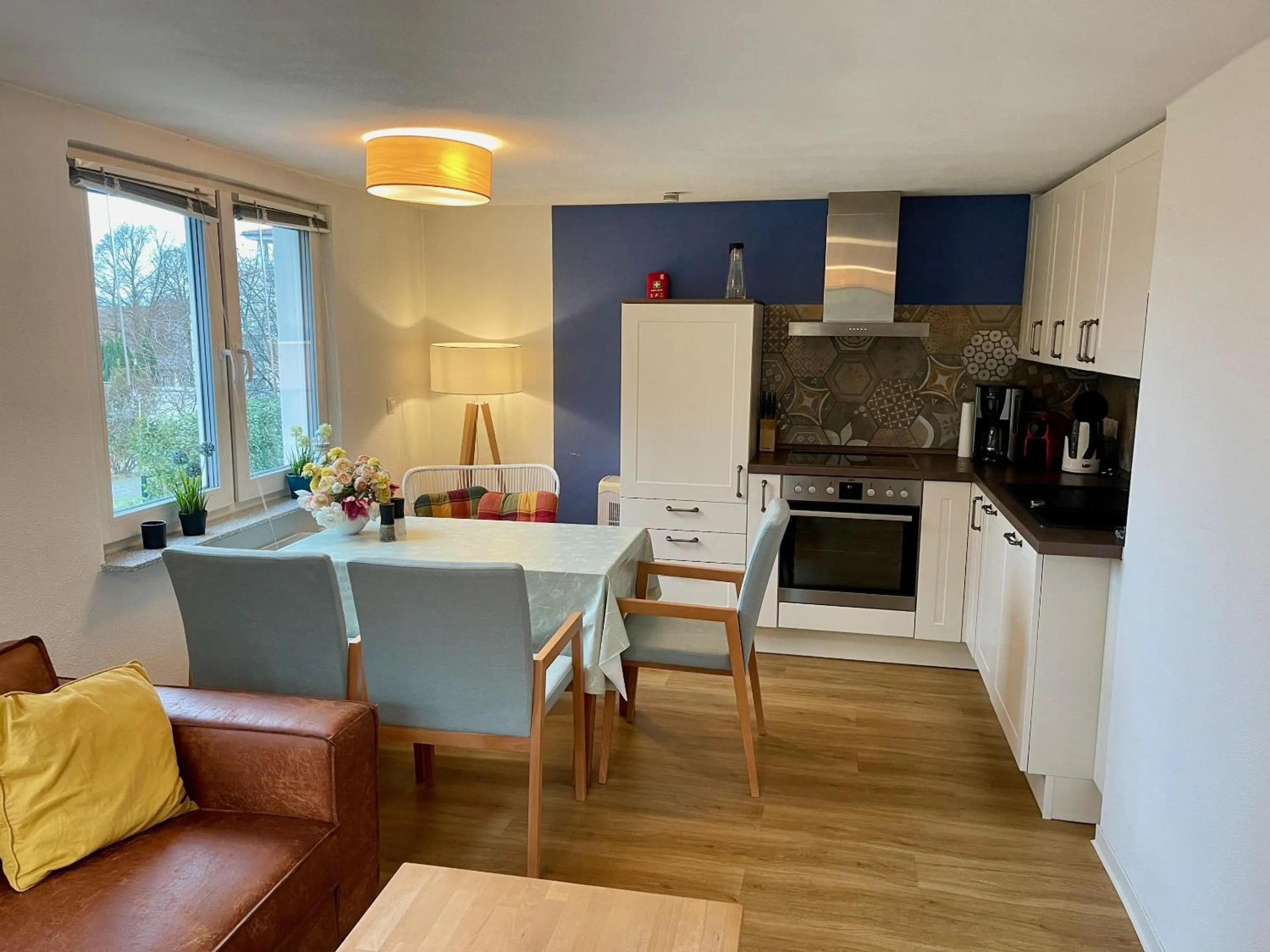 Dining area in Ferienwohnung Sturmmöwe