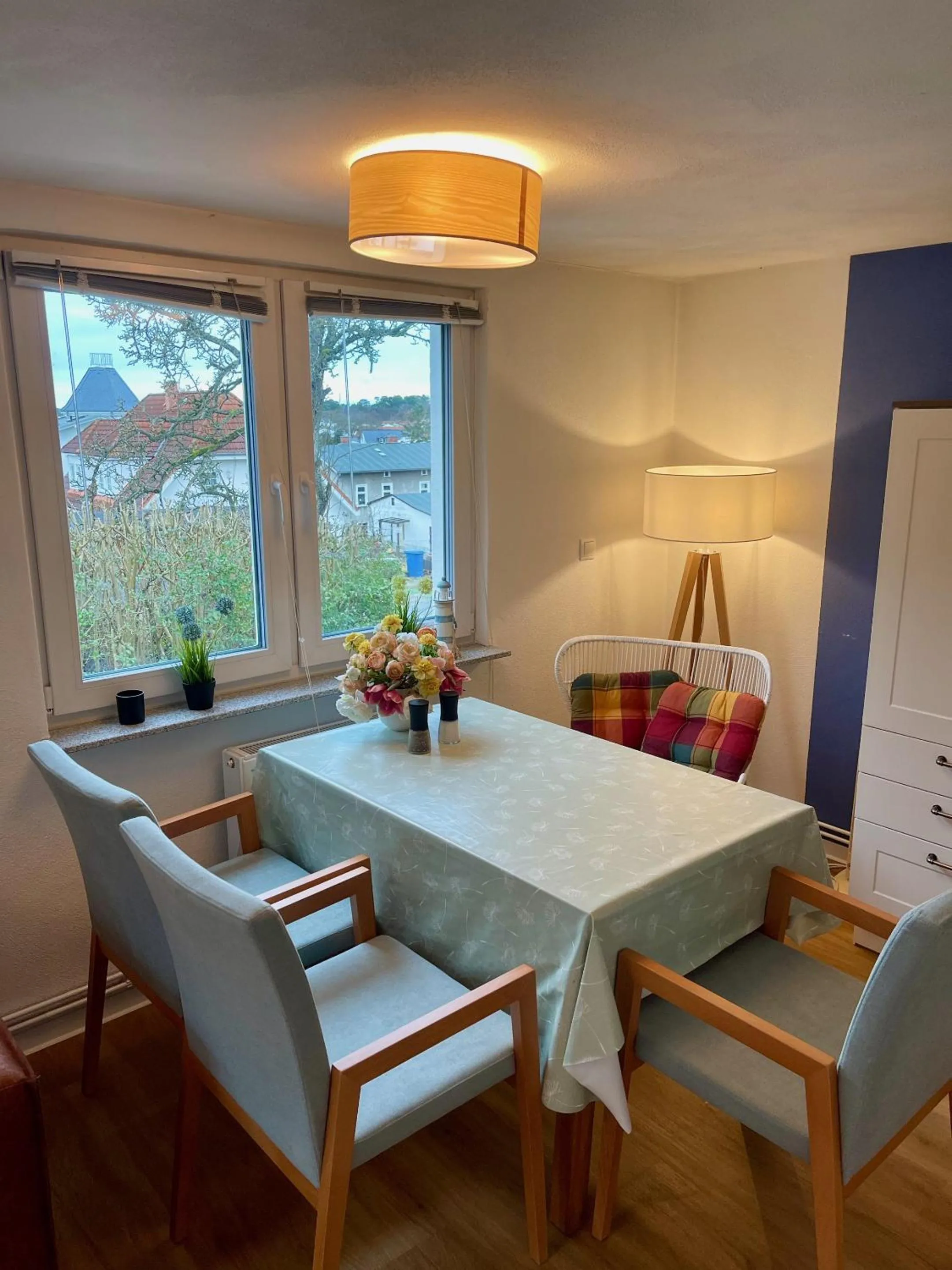 Dining area in Ferienwohnung Sturmmöwe