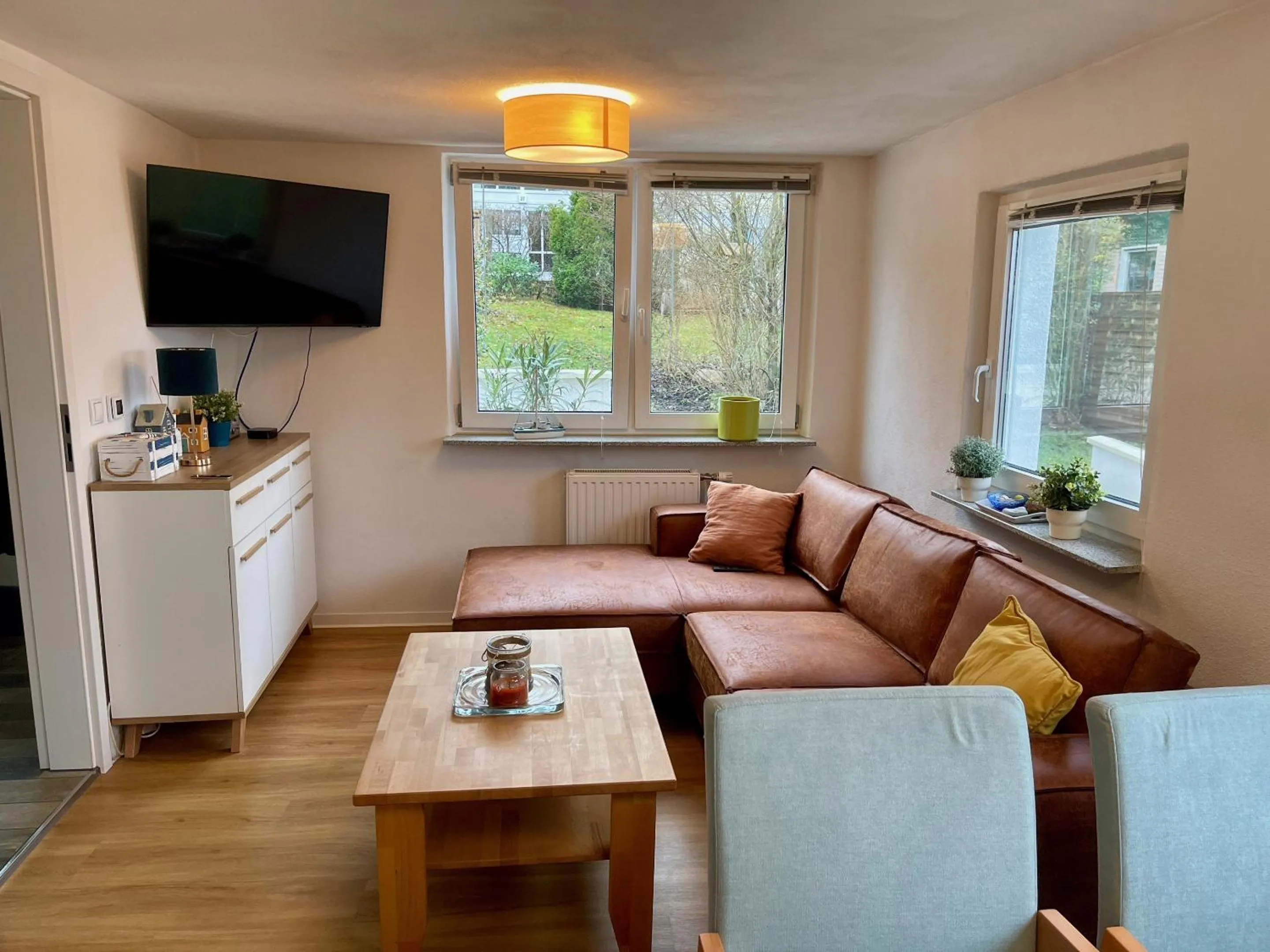 Living room in Ferienwohnung Sturmmöwe