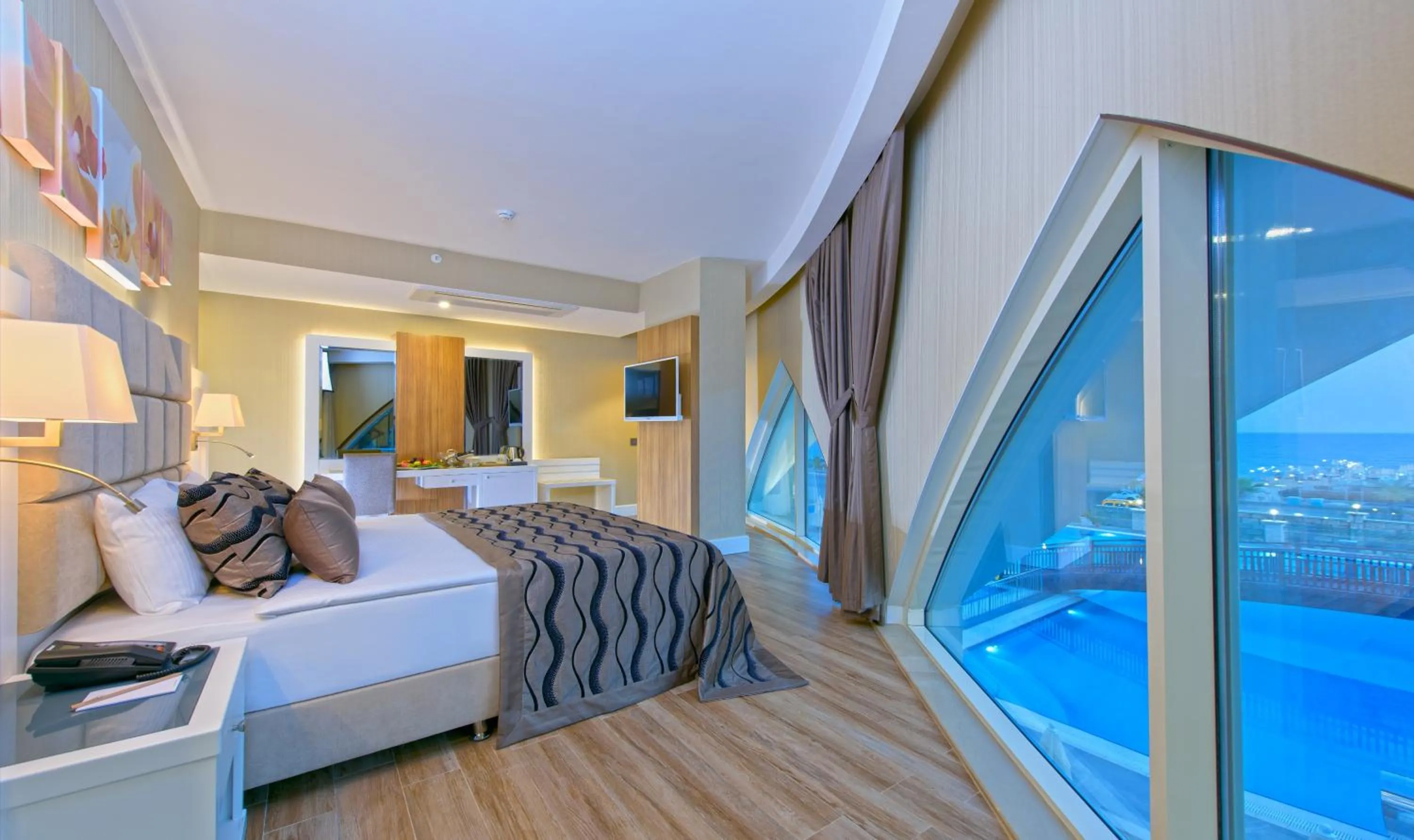 Bedroom, Bed in Asia Beach Resort & Spa Hotel