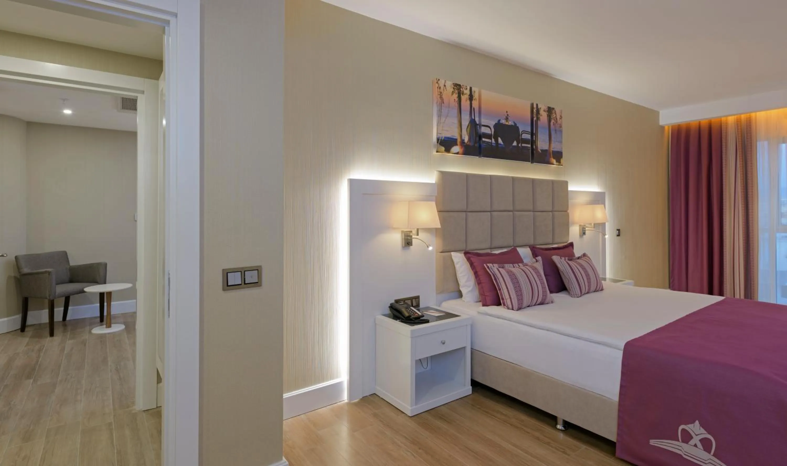 Bed in Asia Beach Resort & Spa Hotel