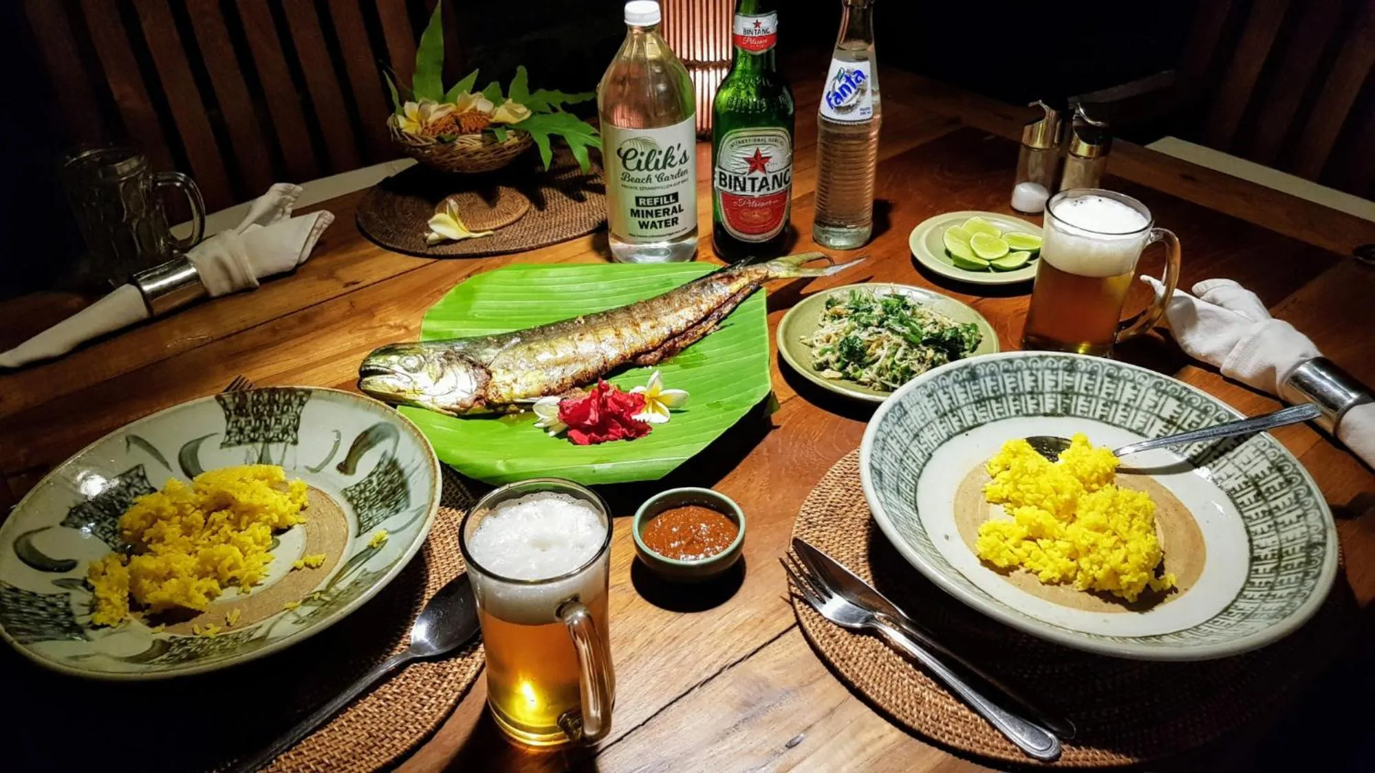 Dinner in Ciliks Beach Garden