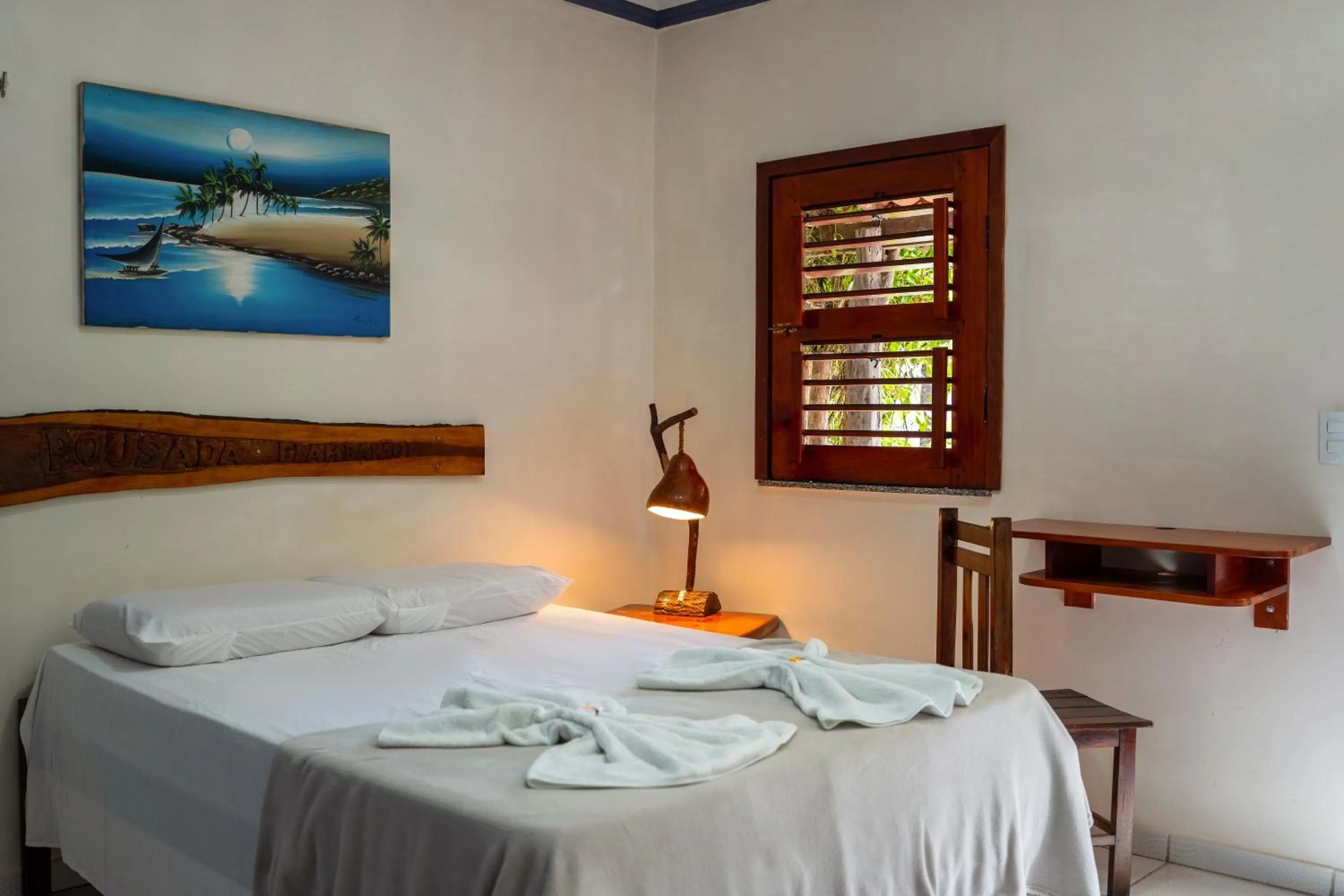 Bedroom, Bed in Pousada Flambaião