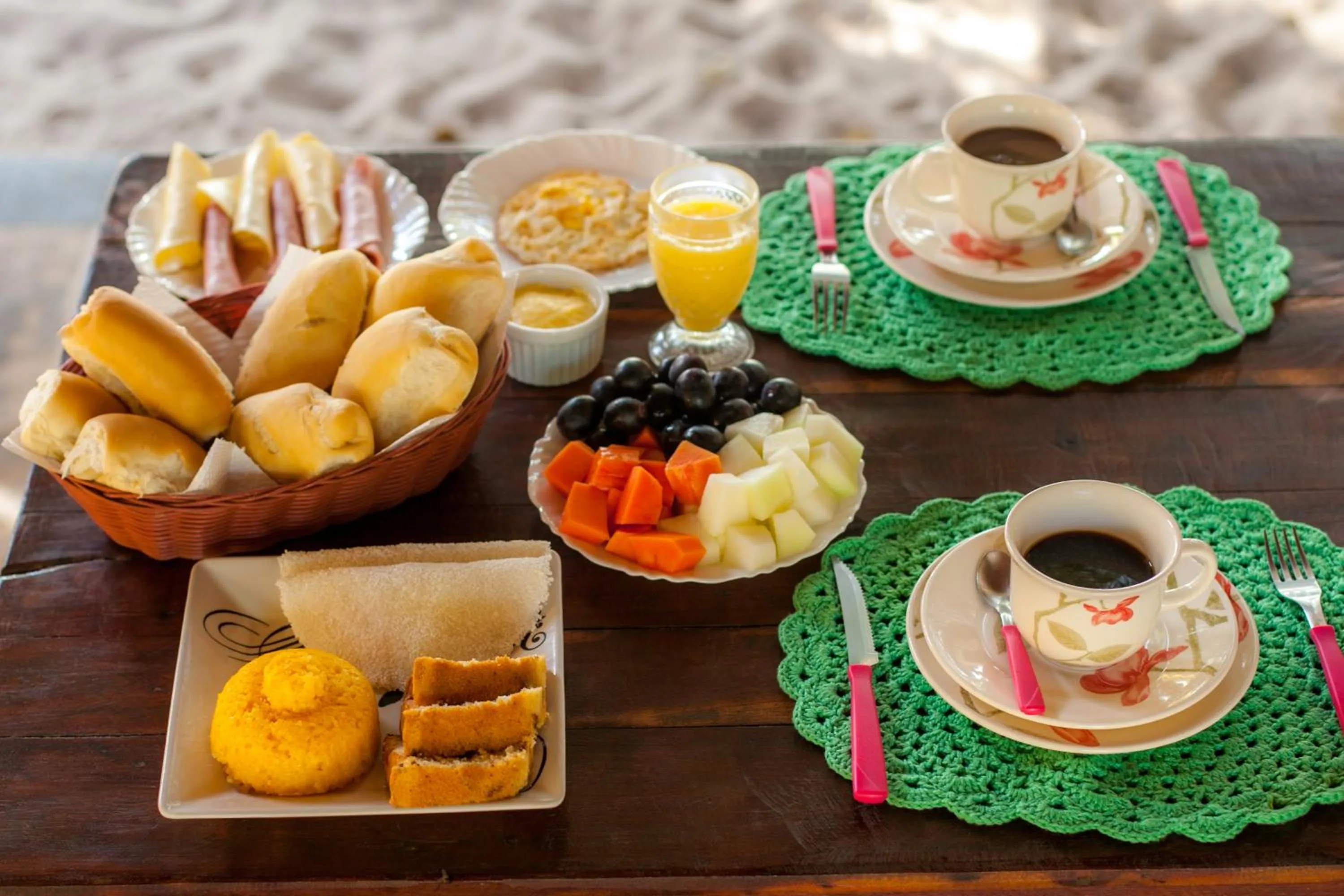 Breakfast in Pousada Flambaião