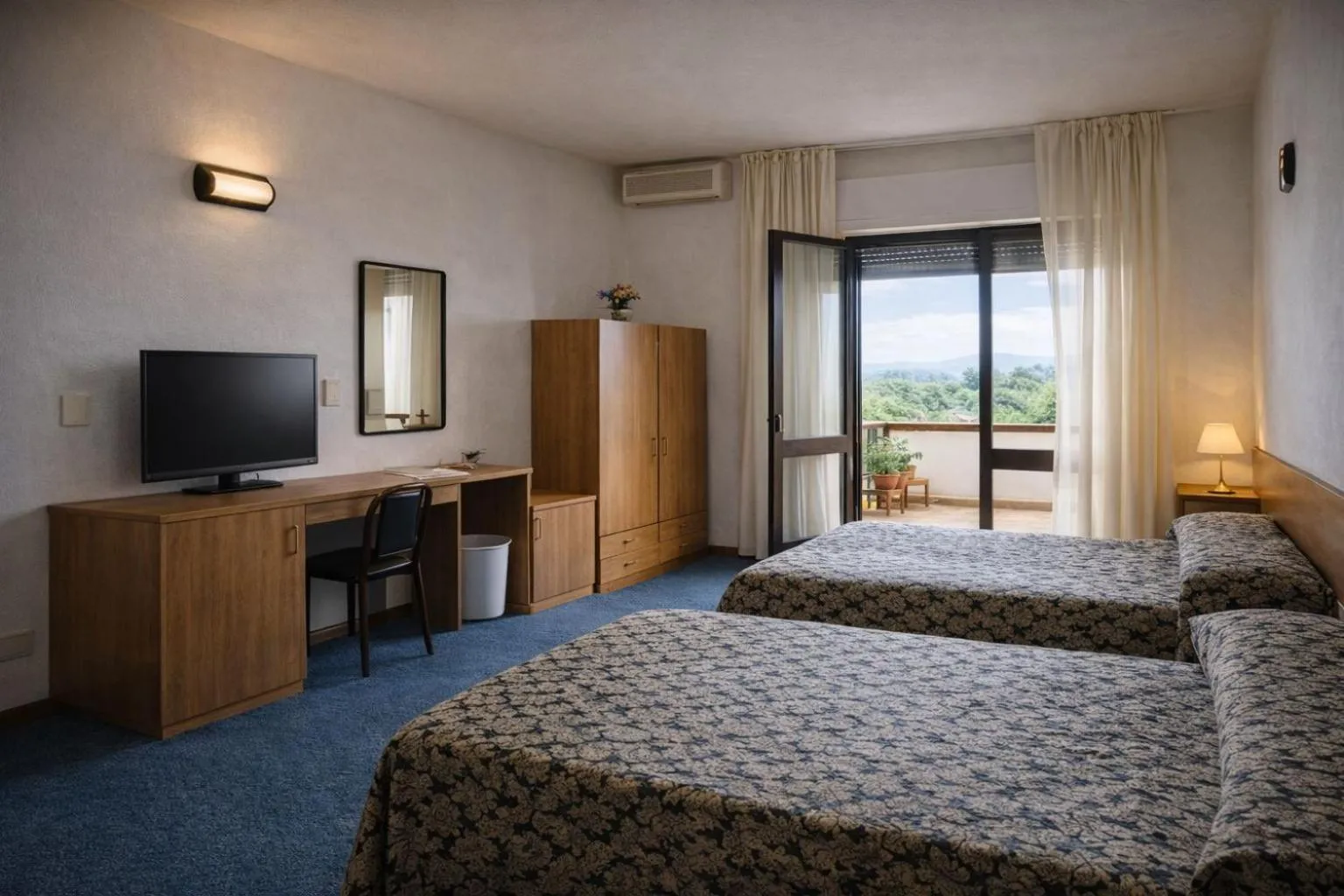 Bed in Hotel Granducato