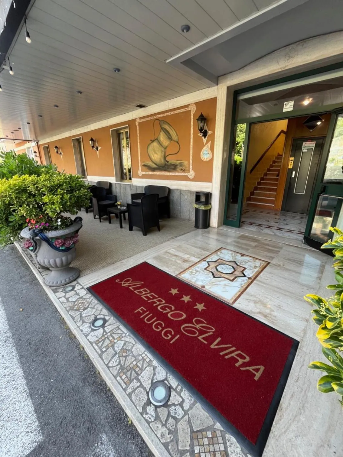 Garden in Hotel Elvira Fiuggi