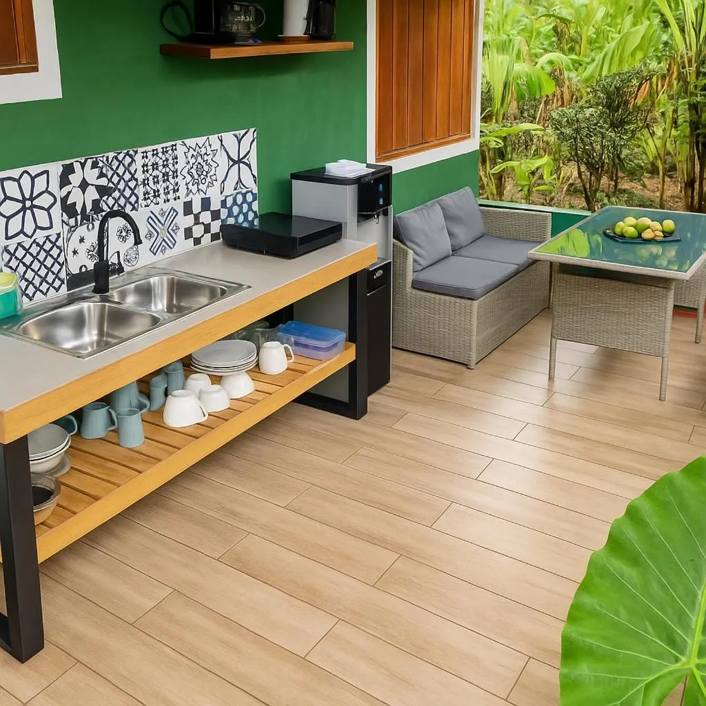 Balcony/Terrace in The Green Jungle & Tree House Caribe
