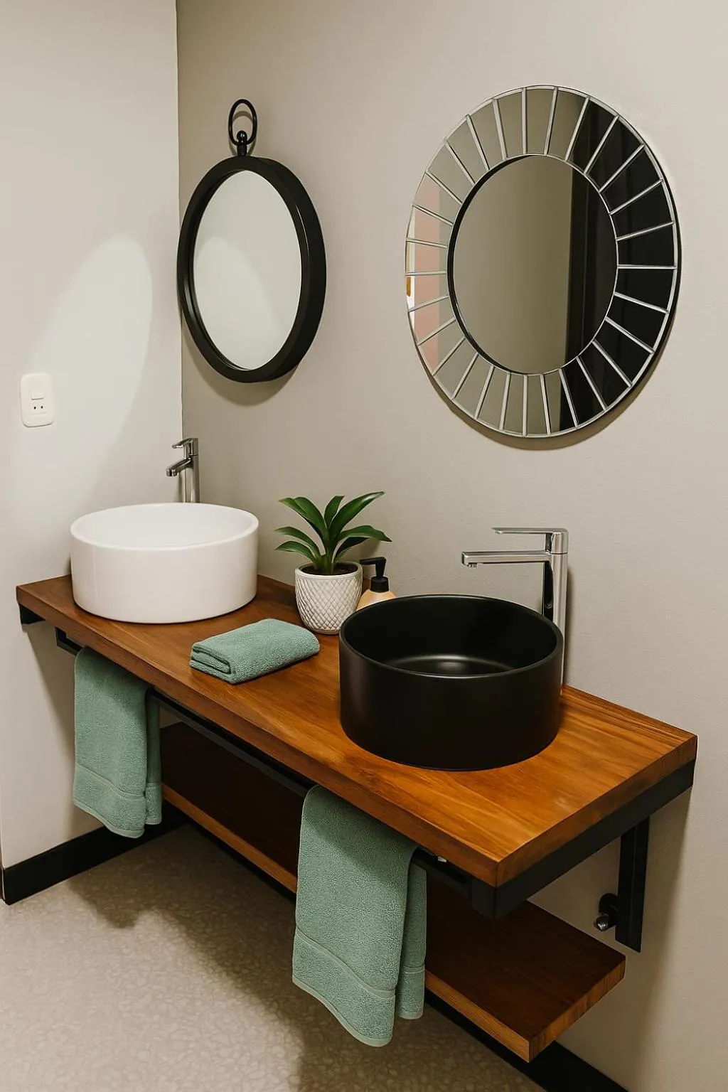 Bathroom in The Green Jungle & Tree House Caribe