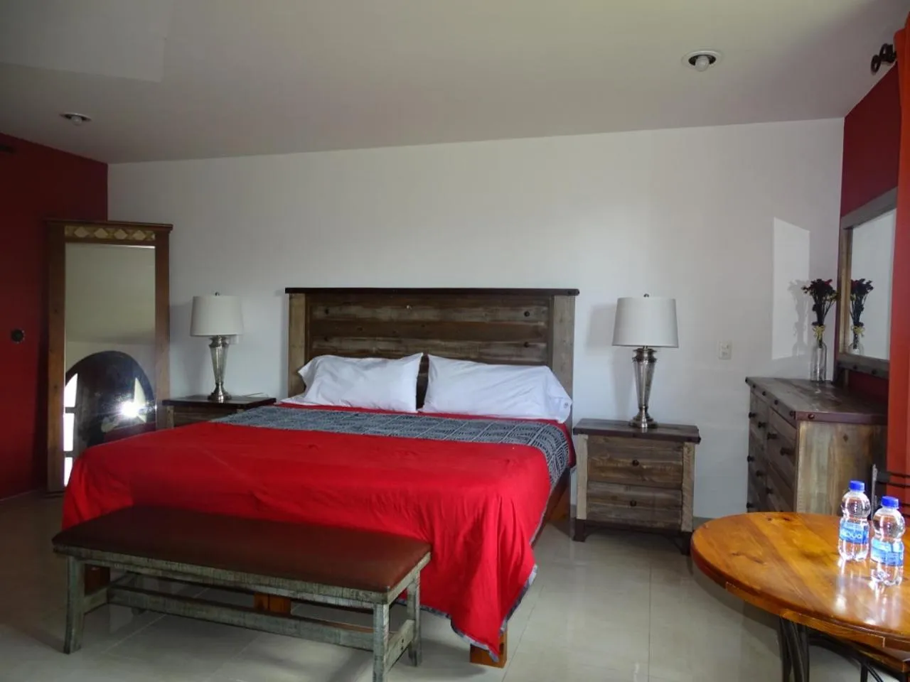 Photo of the whole room, Bed in HOTEL XIADANI Restaurante, Temazcal & Spa