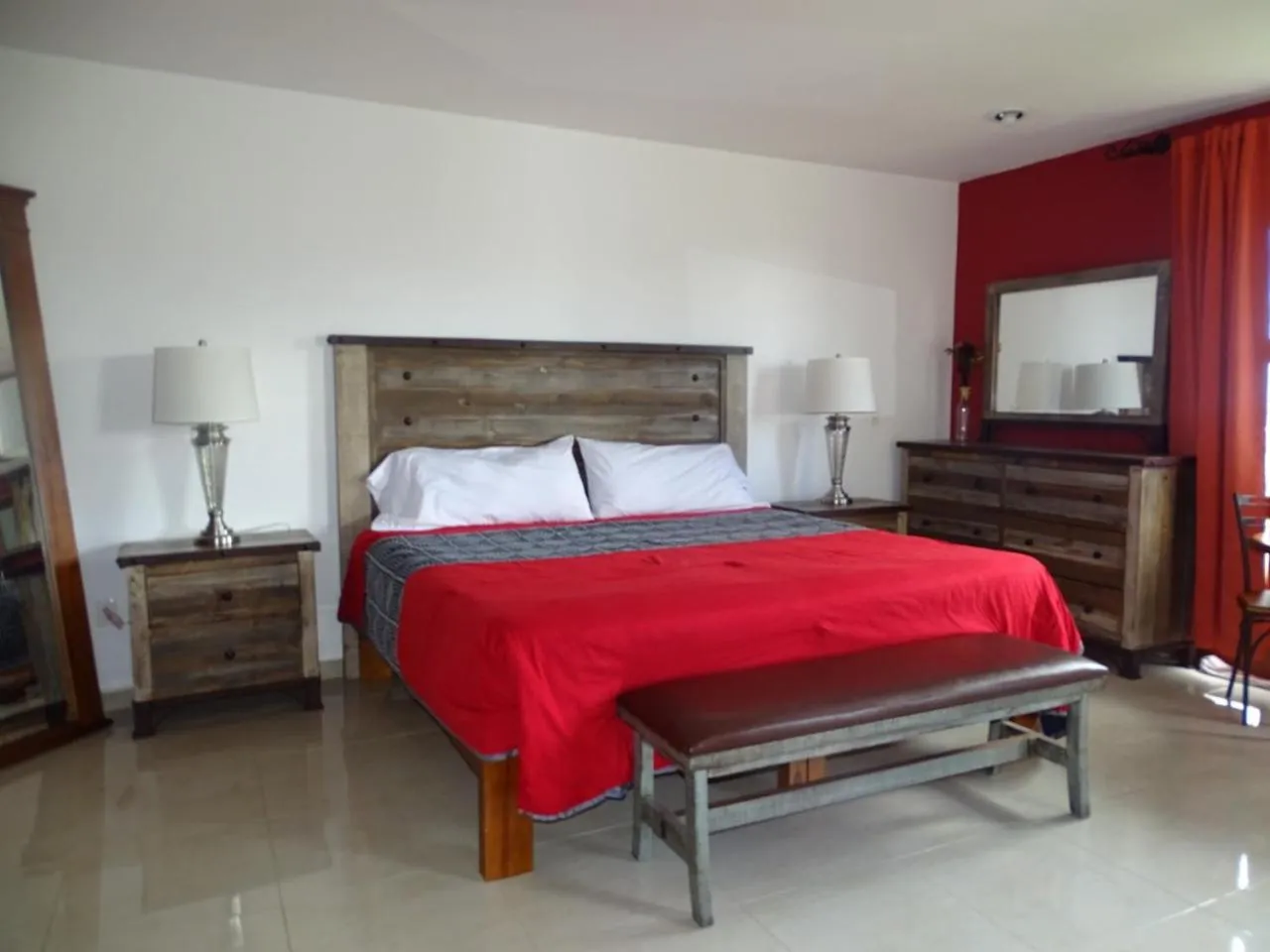 Bed in HOTEL XIADANI Restaurante, Temazcal & Spa