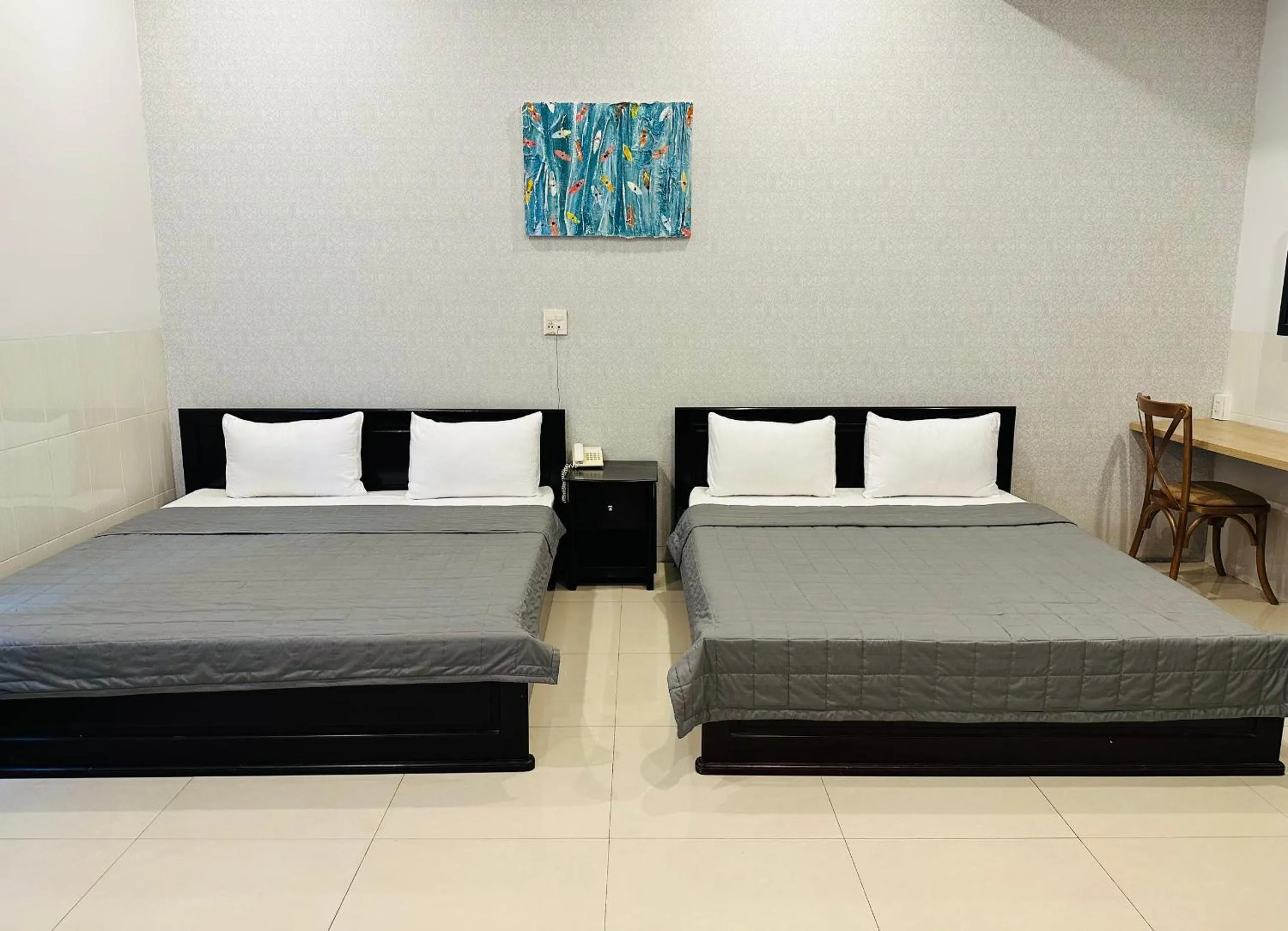 Bed in Phuong Nam Hotel An Giang