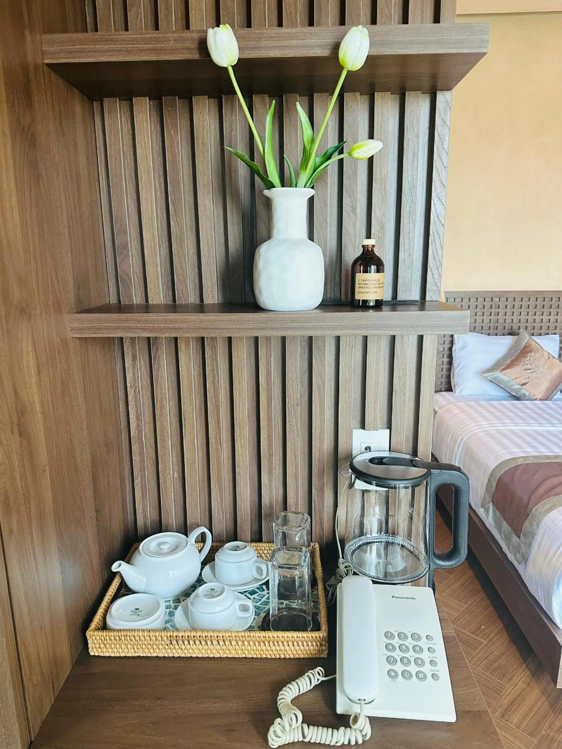 View (from property/room), Bed in Phuong Nam Hotel An Giang