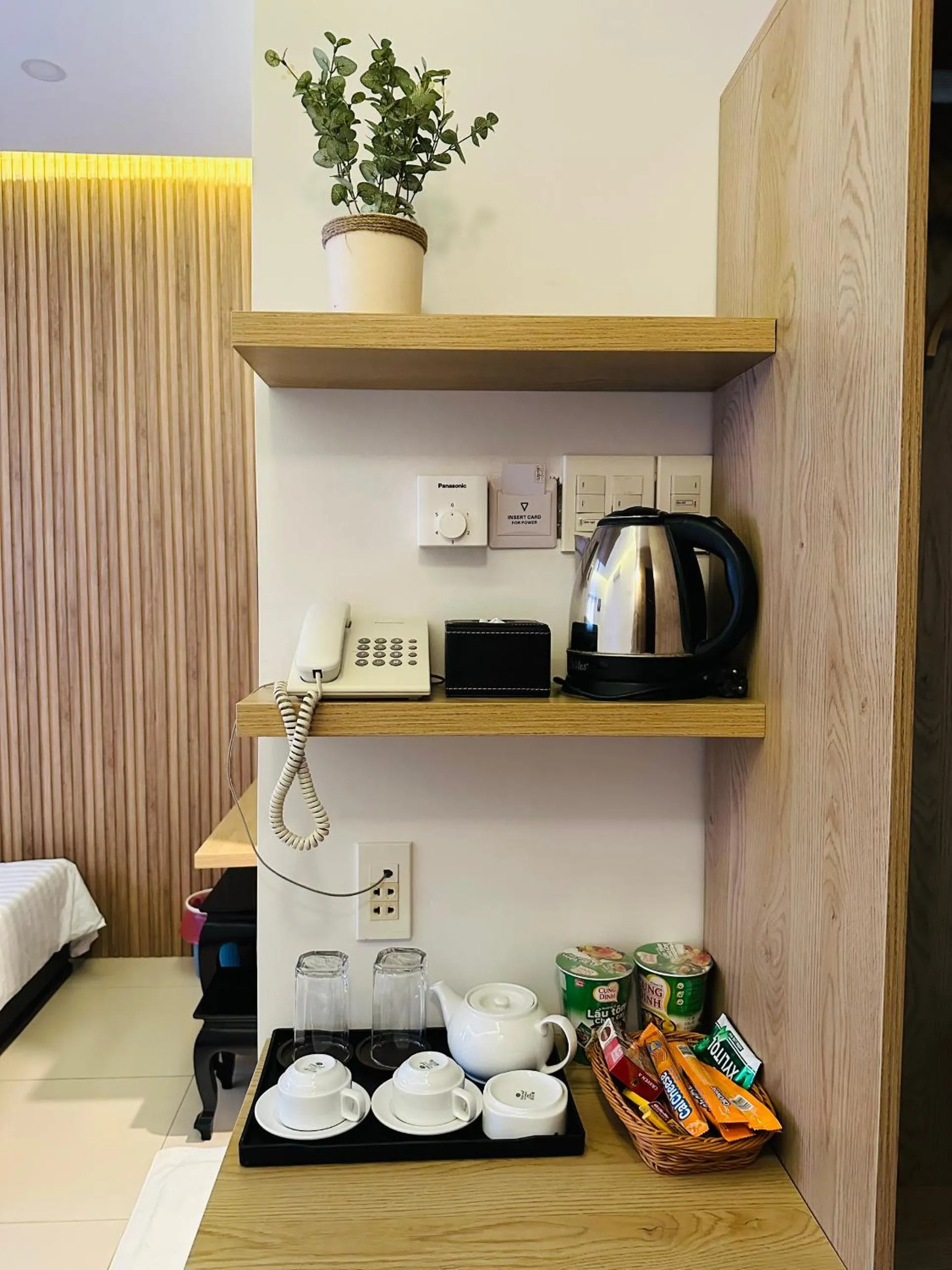 Kitchen or kitchenette in Phuong Nam Hotel An Giang