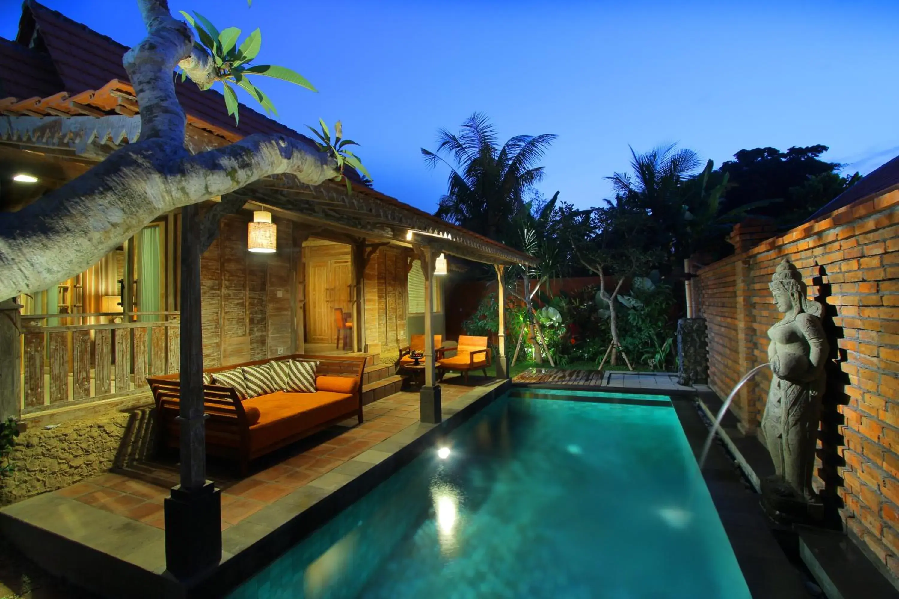 Garden view in Suarti Boutique Village Garden view in Suarti Boutique Village