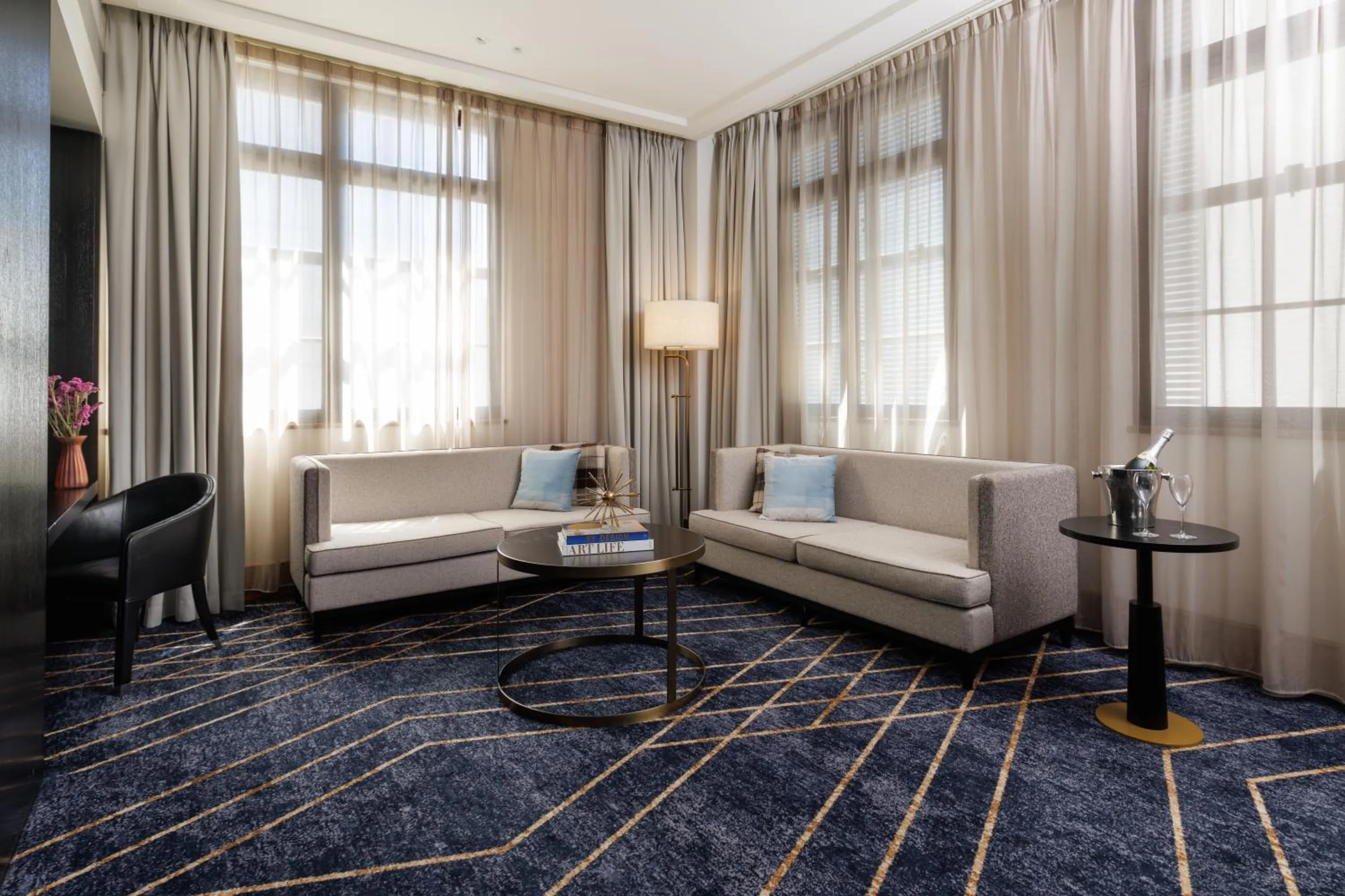 Living room in Kimpton Margot Sydney by IHG