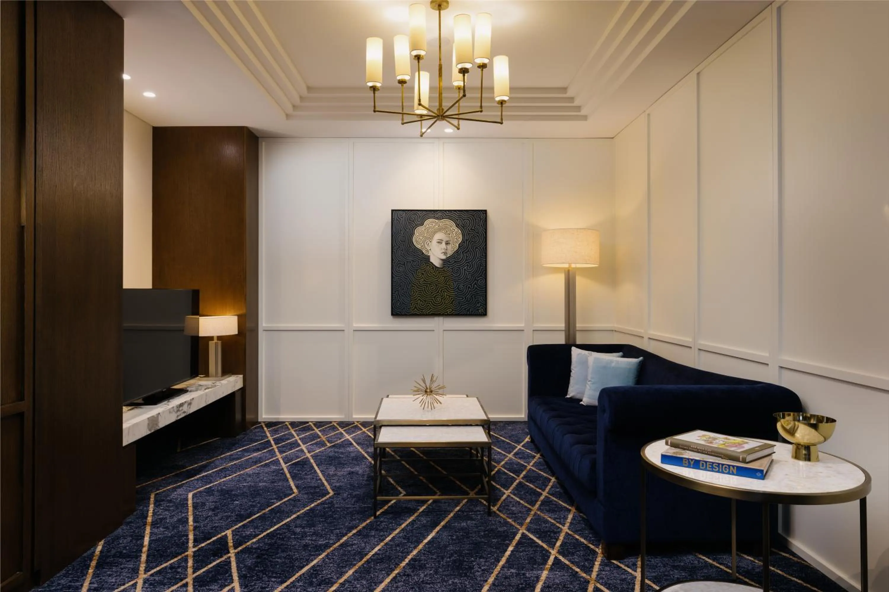 Living room, Bed in Kimpton Margot Sydney by IHG