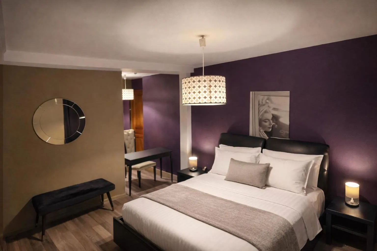 Bed in Le Flaubert Hôtel
