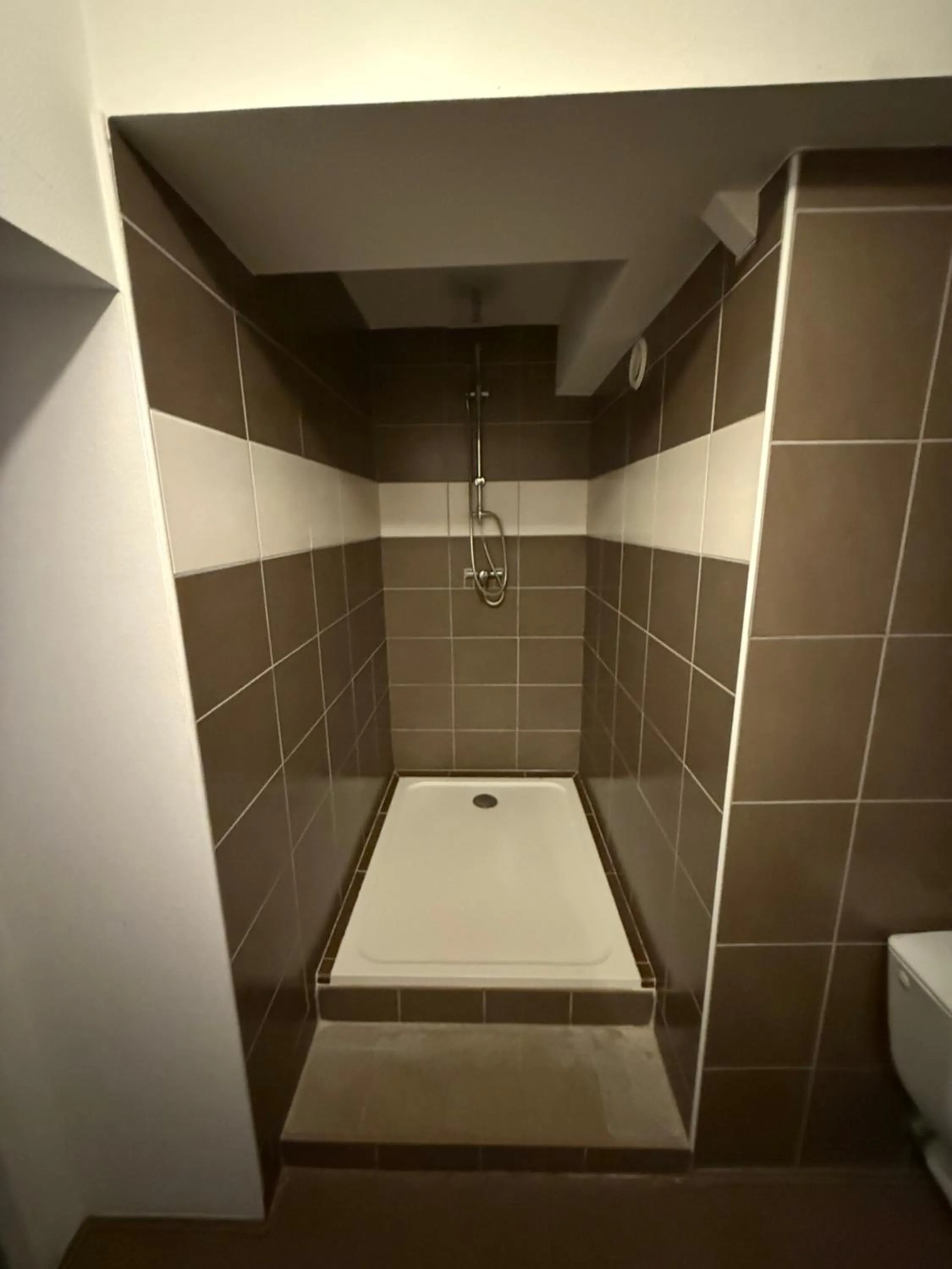 Shower in Le Flaubert Hôtel