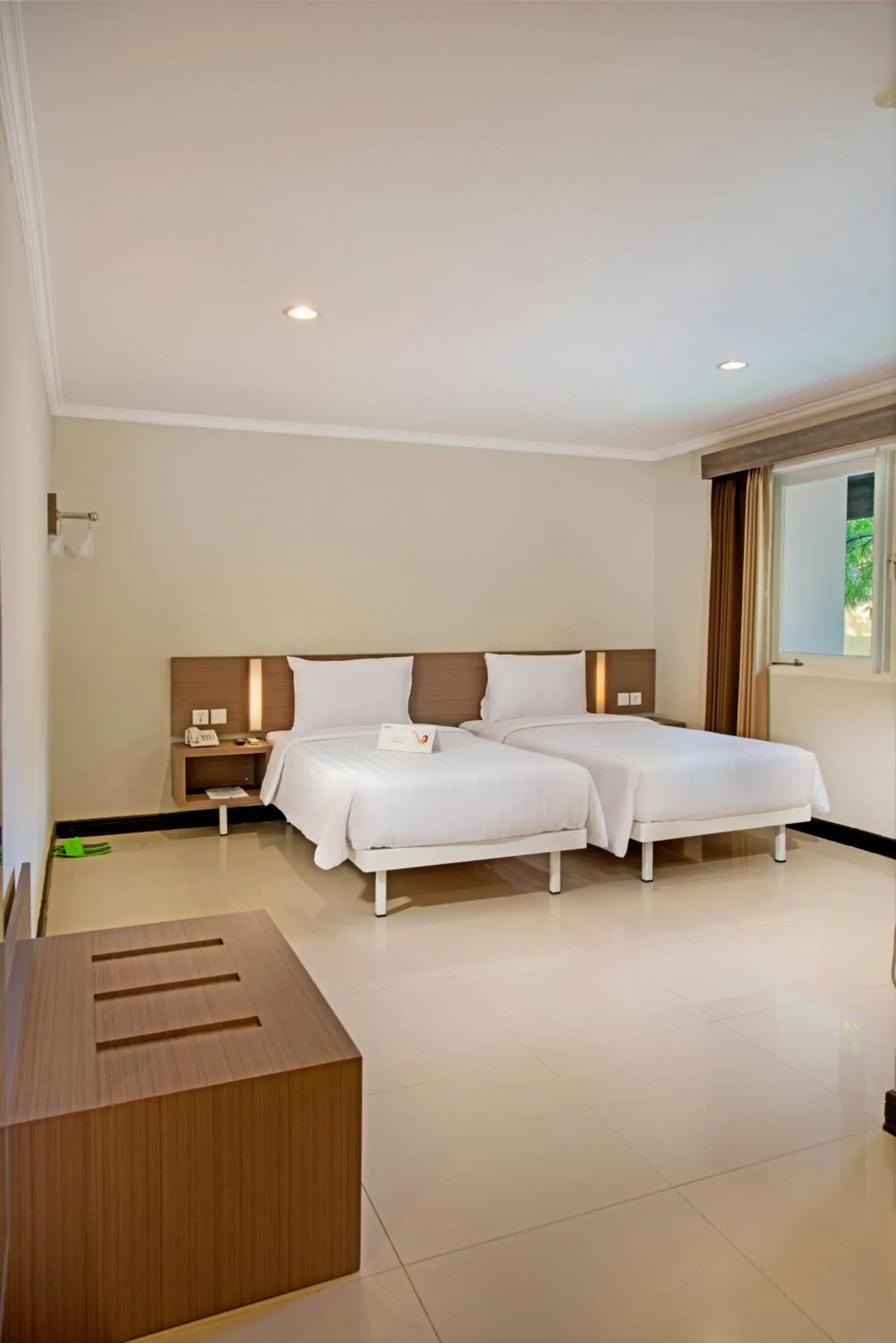 Photo of the whole room, Bed in Whiz Prime Hotel Darmo Harapan Surabaya