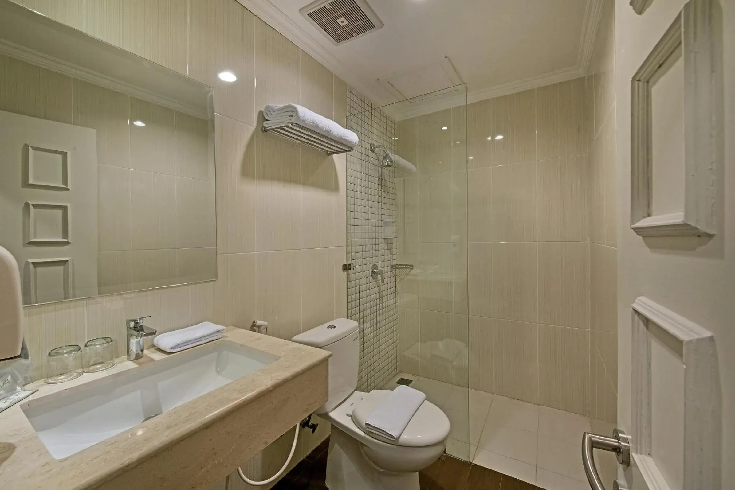 Bathroom in Whiz Prime Hotel Darmo Harapan Surabaya