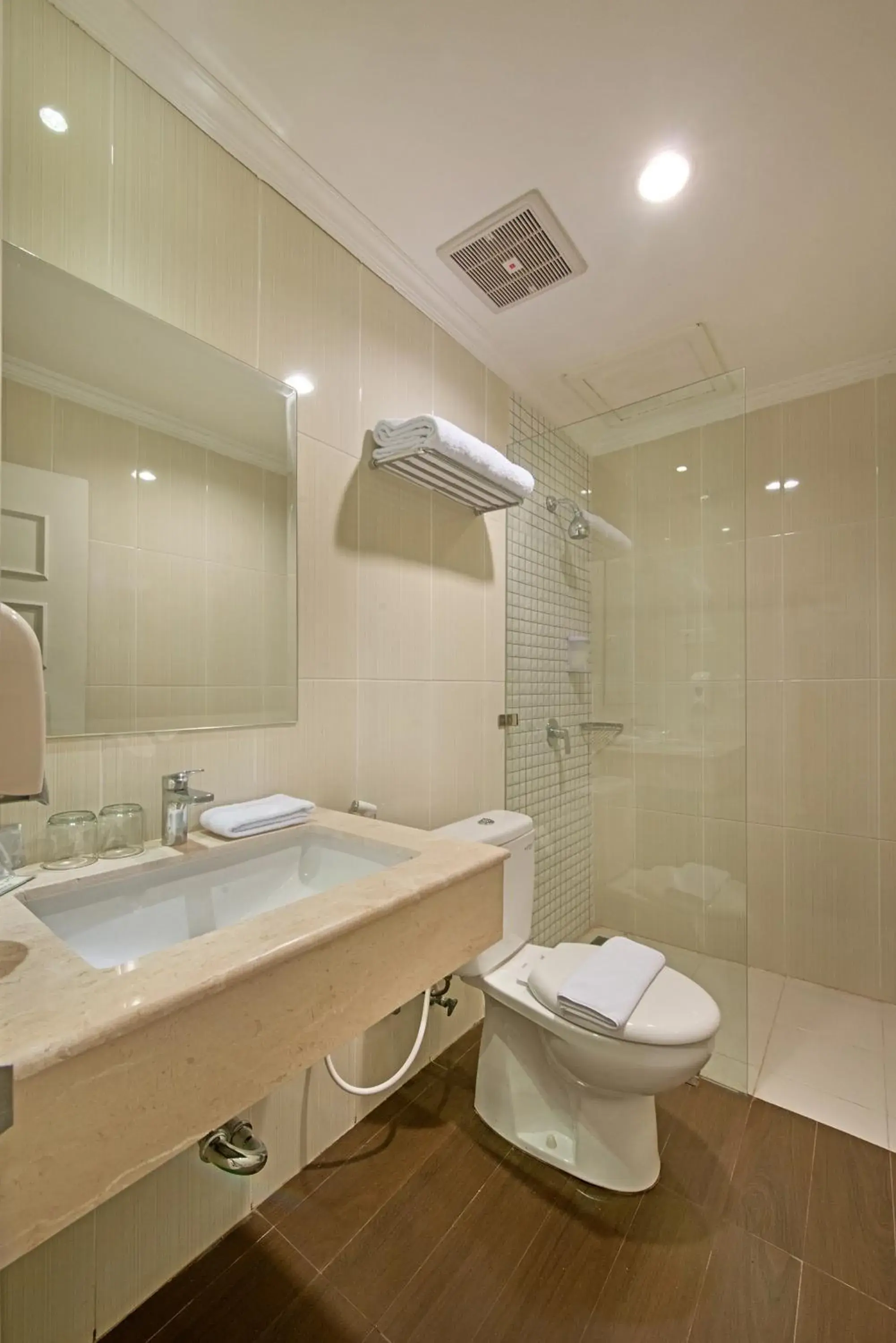 Bathroom in Whiz Prime Hotel Darmo Harapan Surabaya