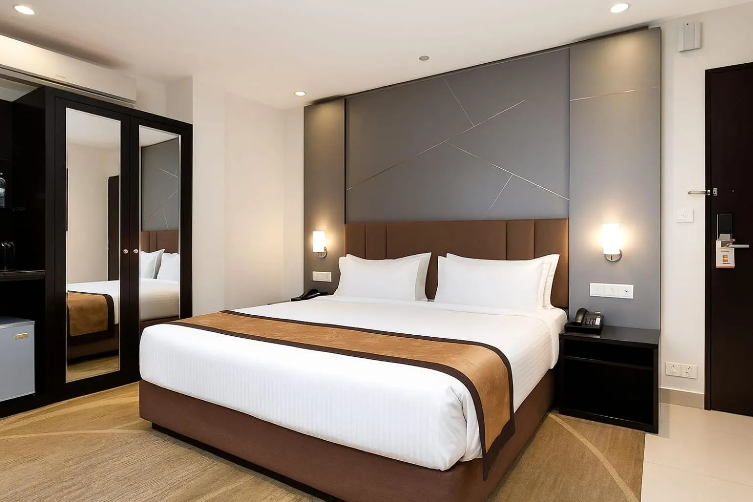 Bed in Hotel Bengal Canary Park