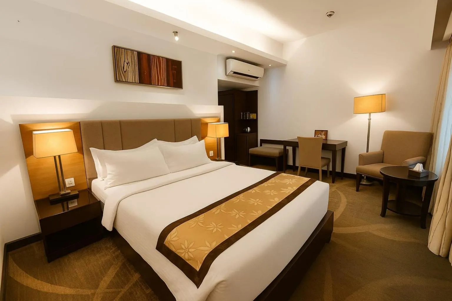 Bed in Hotel Bengal Canary Park