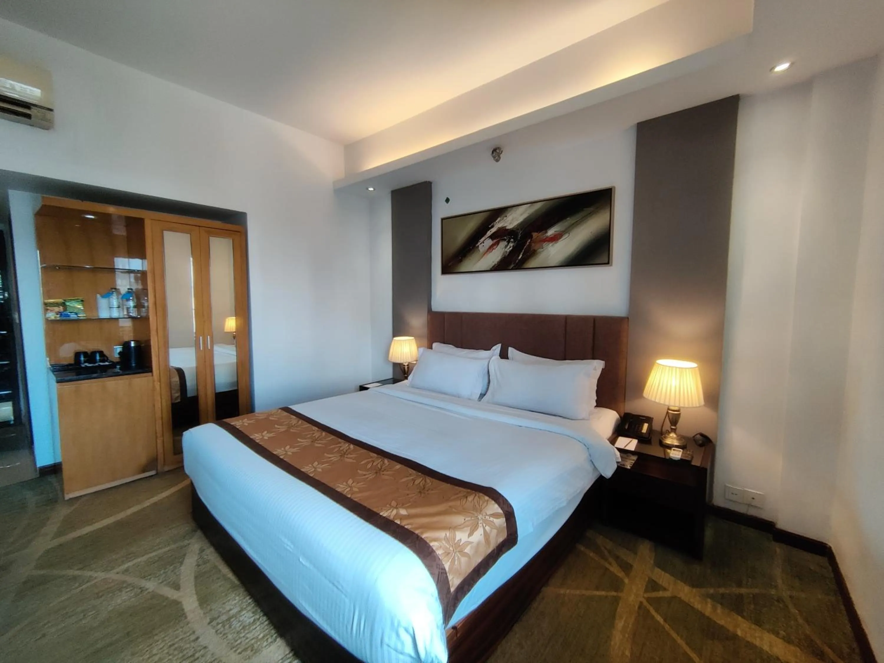 Bed in Hotel Bengal Canary Park