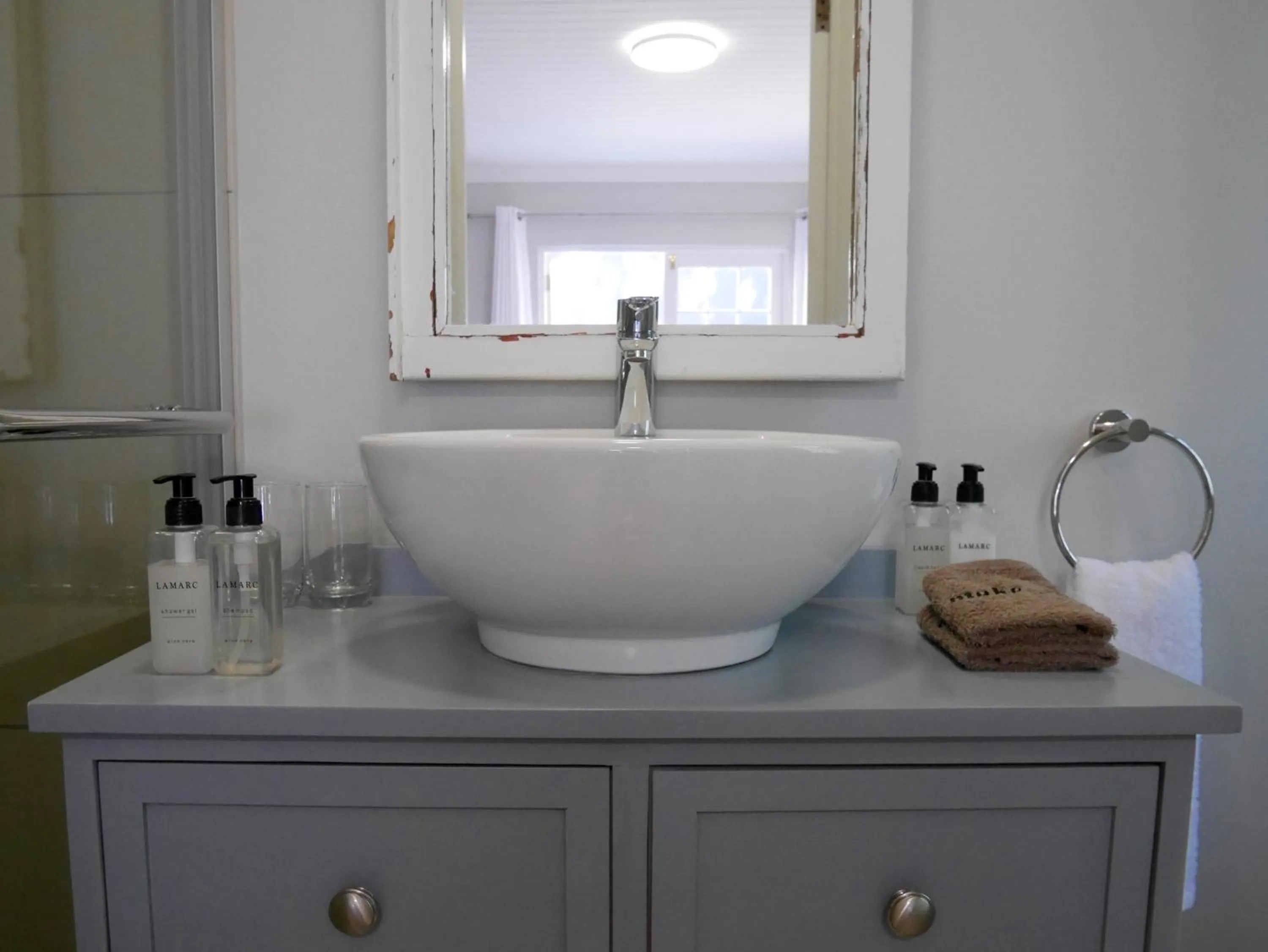 Bathroom in The Garden Shed Guest House