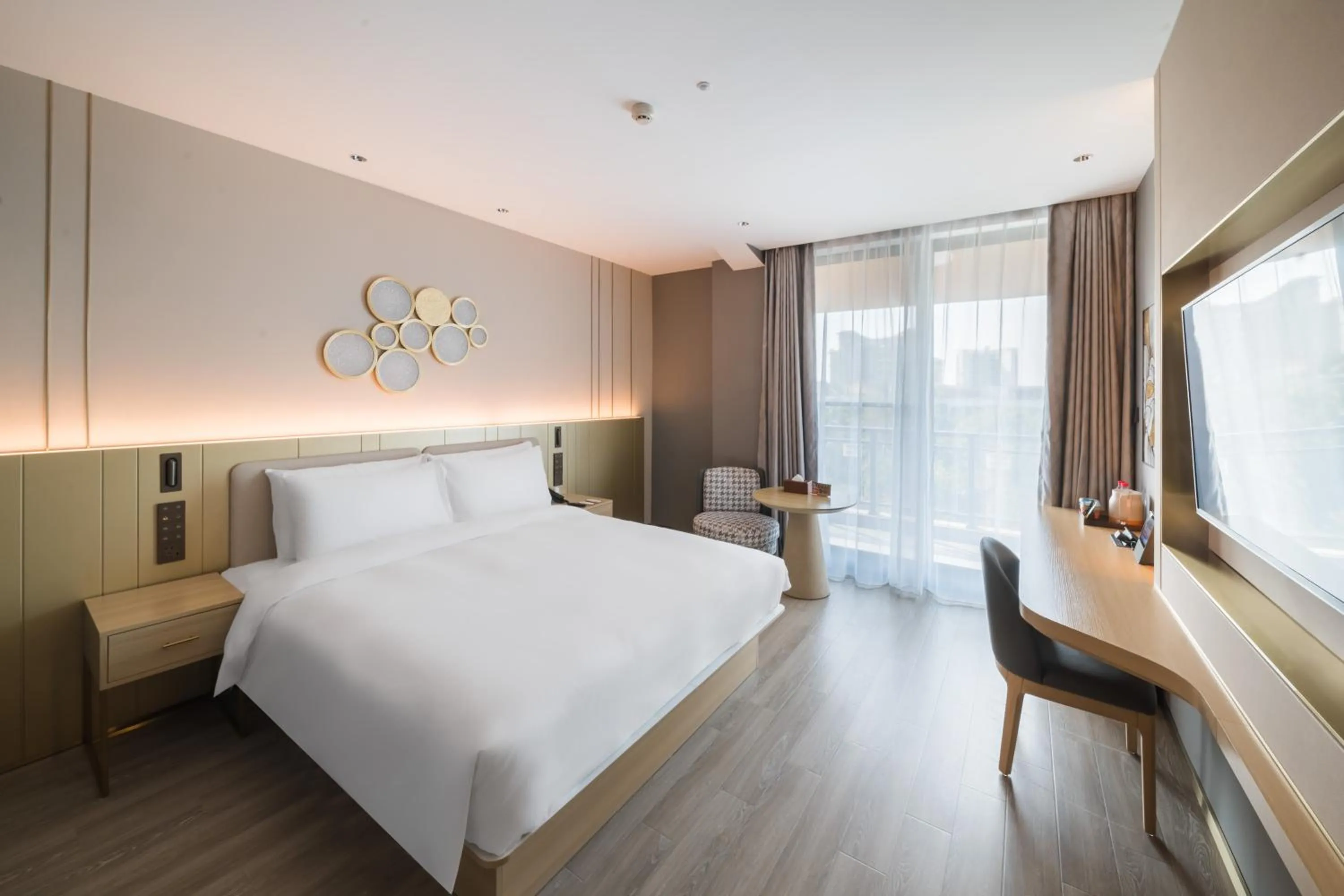 Bed in Orange Hotel Sanya Phoenix Airport
