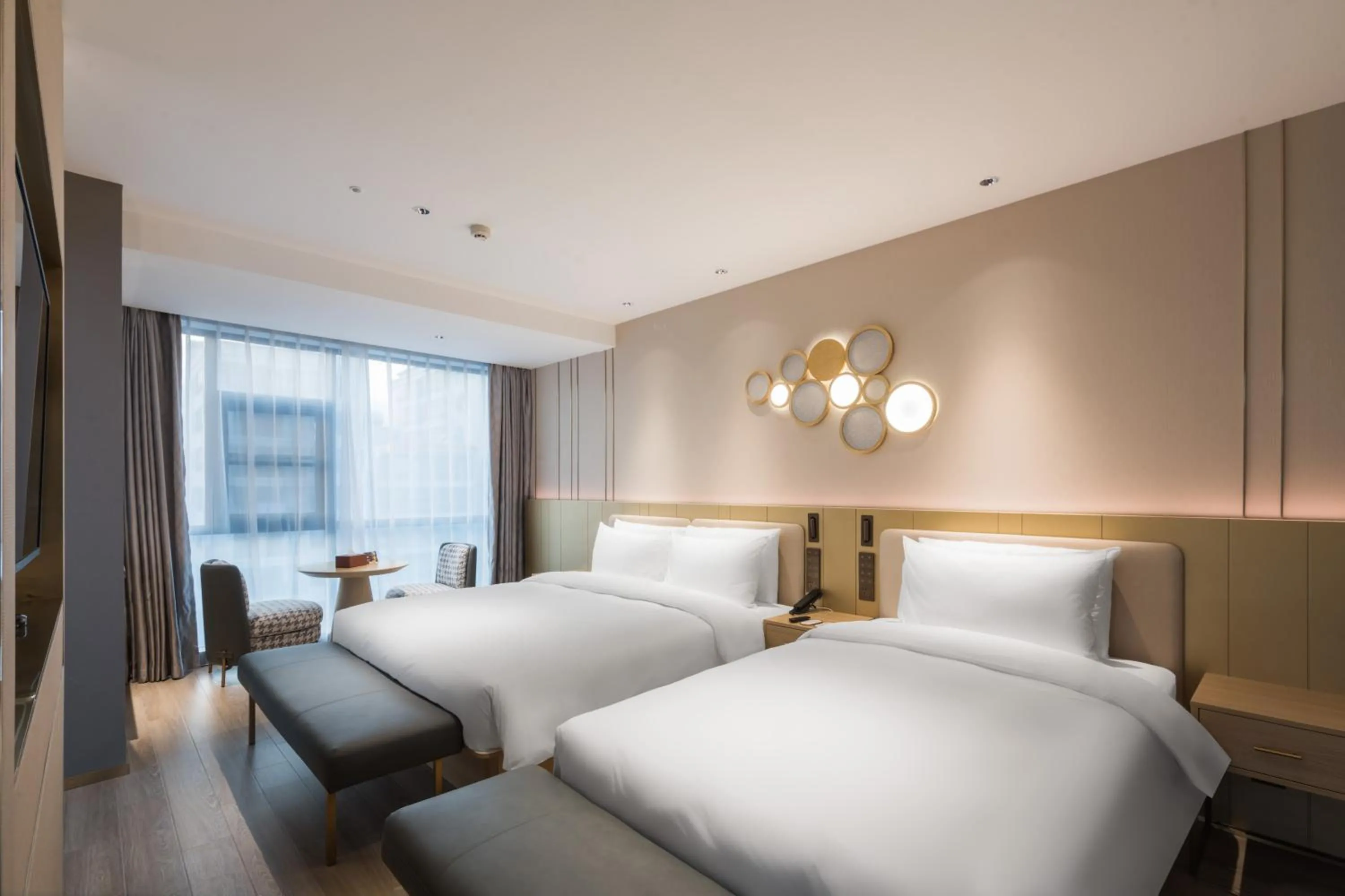 Bed in Orange Hotel Sanya Phoenix Airport