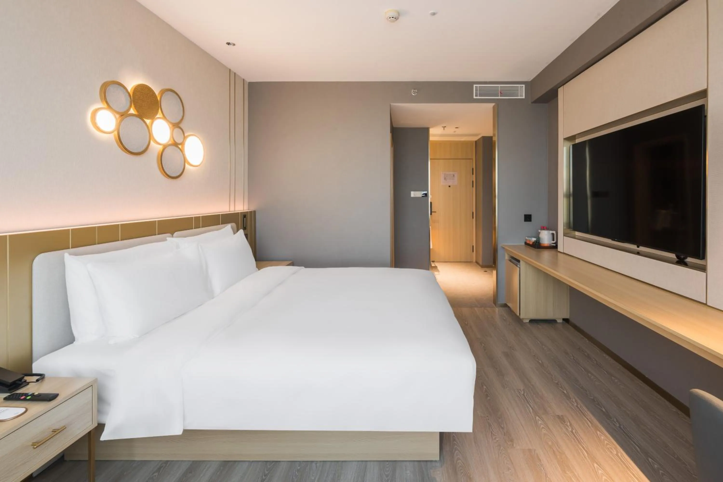 Bed in Orange Hotel Sanya Phoenix Airport