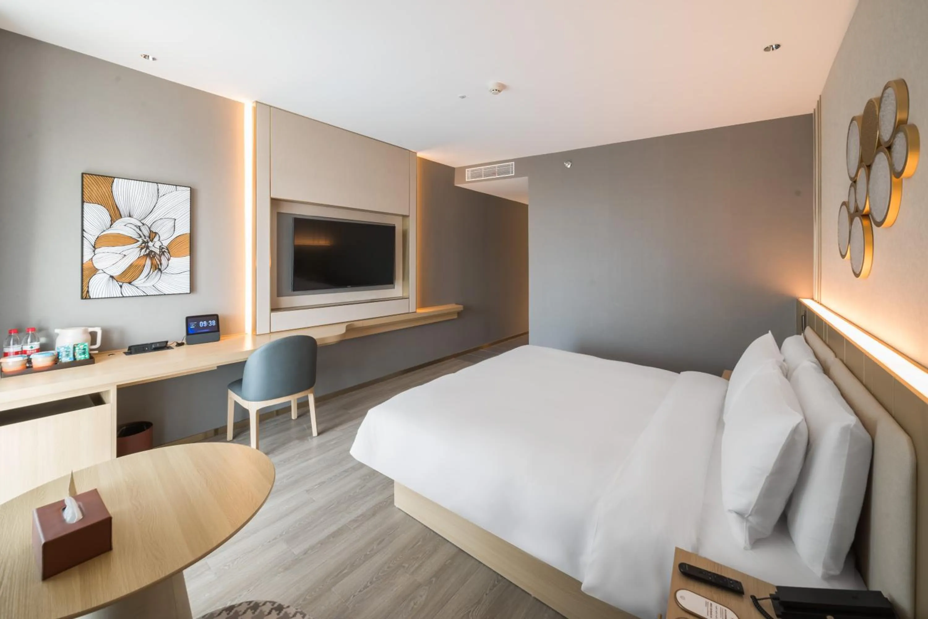 Bed in Orange Hotel Sanya Phoenix Airport