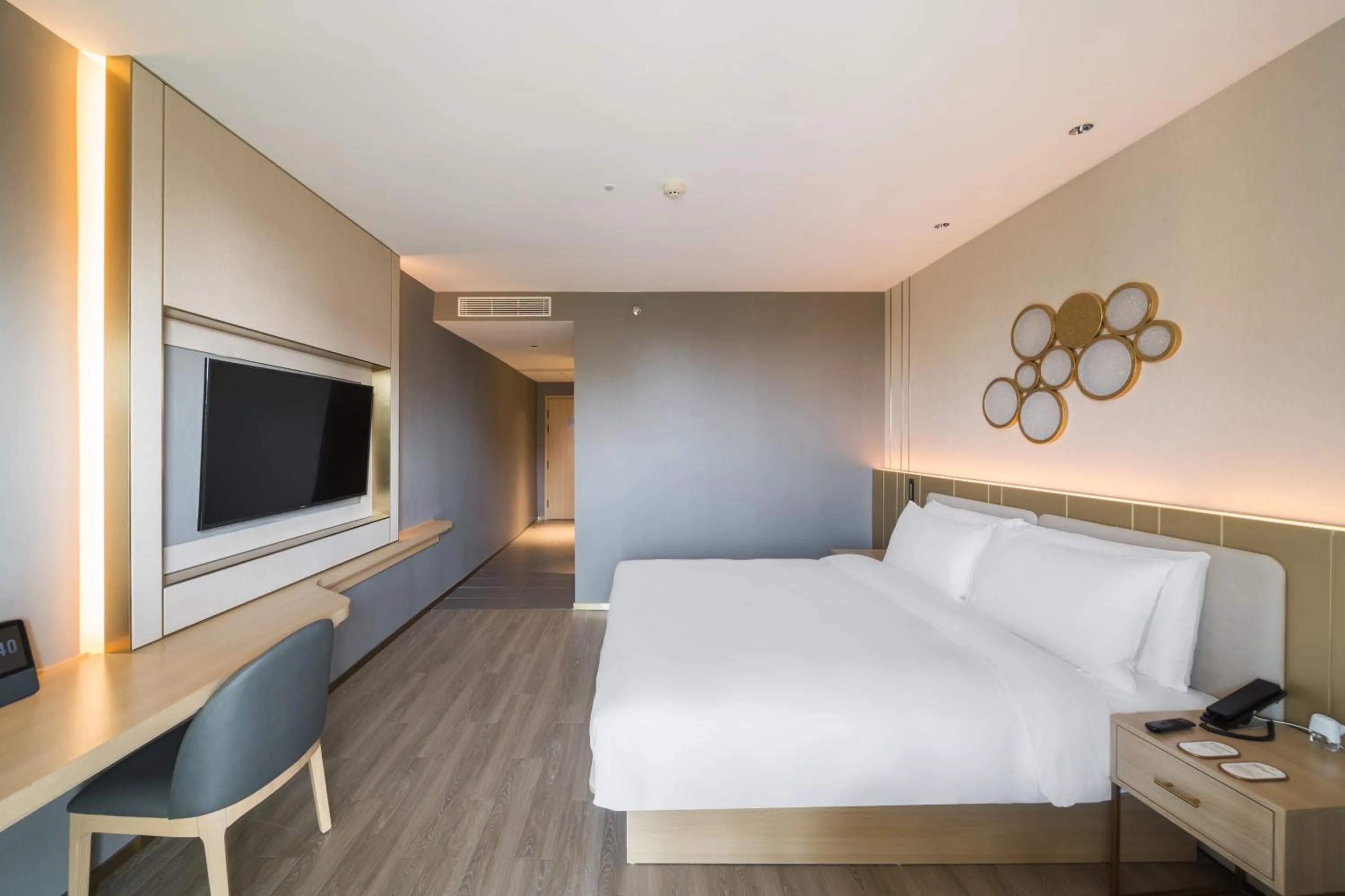 Bed in Orange Hotel Sanya Phoenix Airport